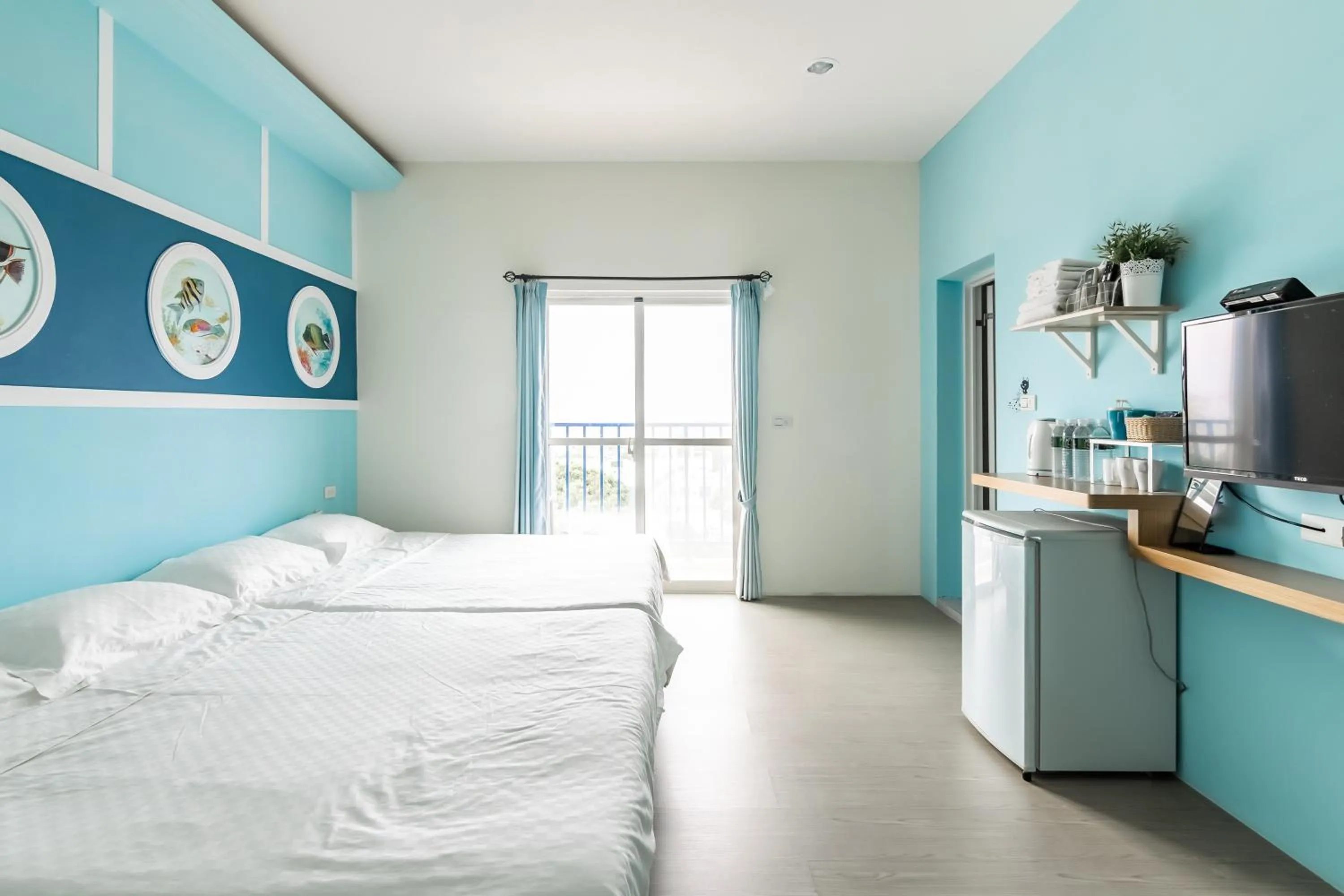 Decorative detail, Bed in Tropical island B&B