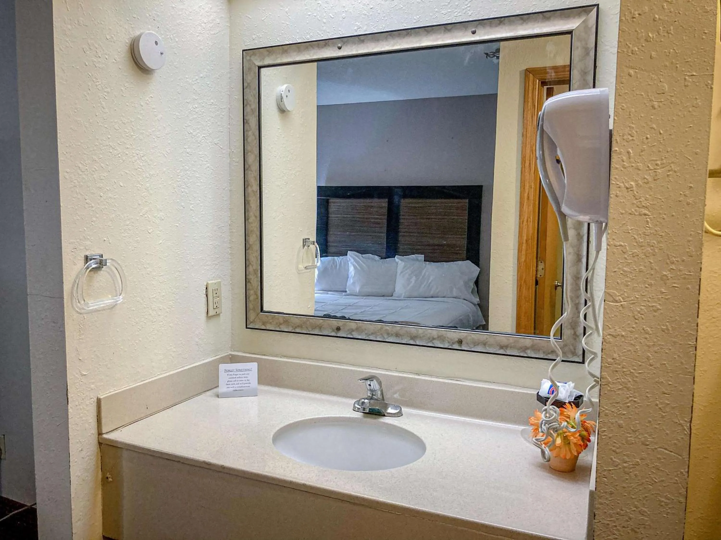 Bathroom in Motel 6 Elkhart, IN