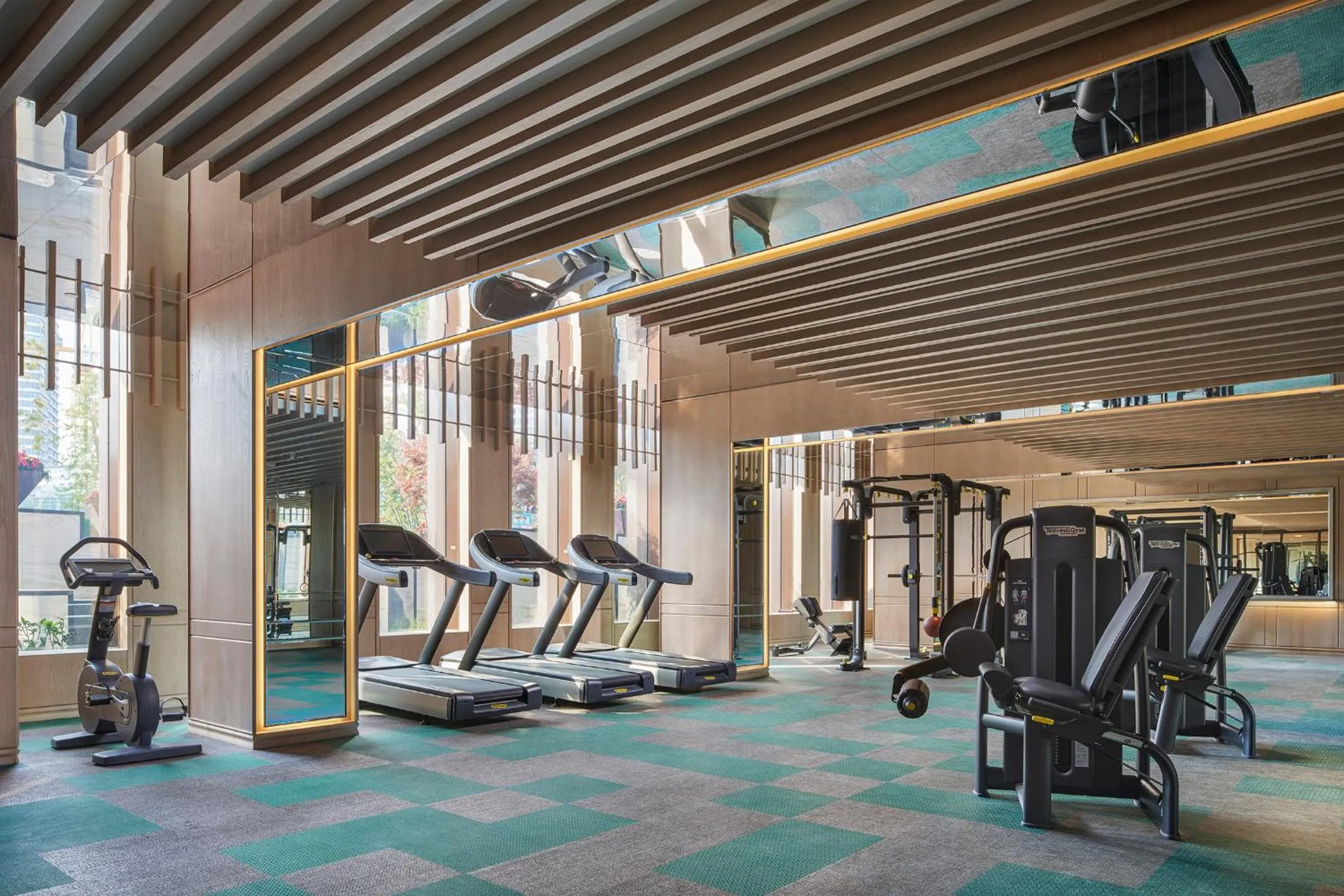 Fitness centre/facilities in Park Hyatt Suzhou