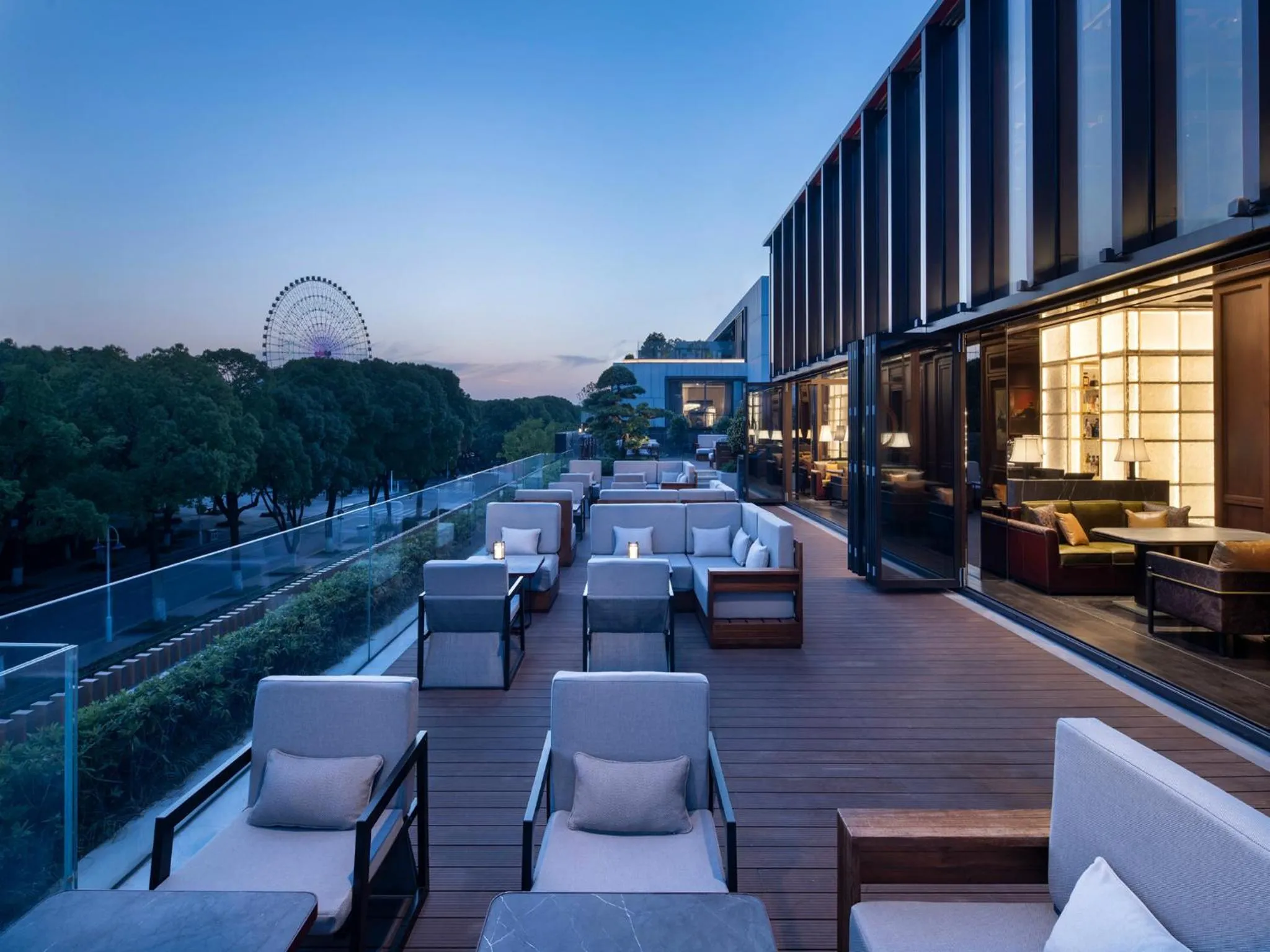 Lounge or bar in Park Hyatt Suzhou