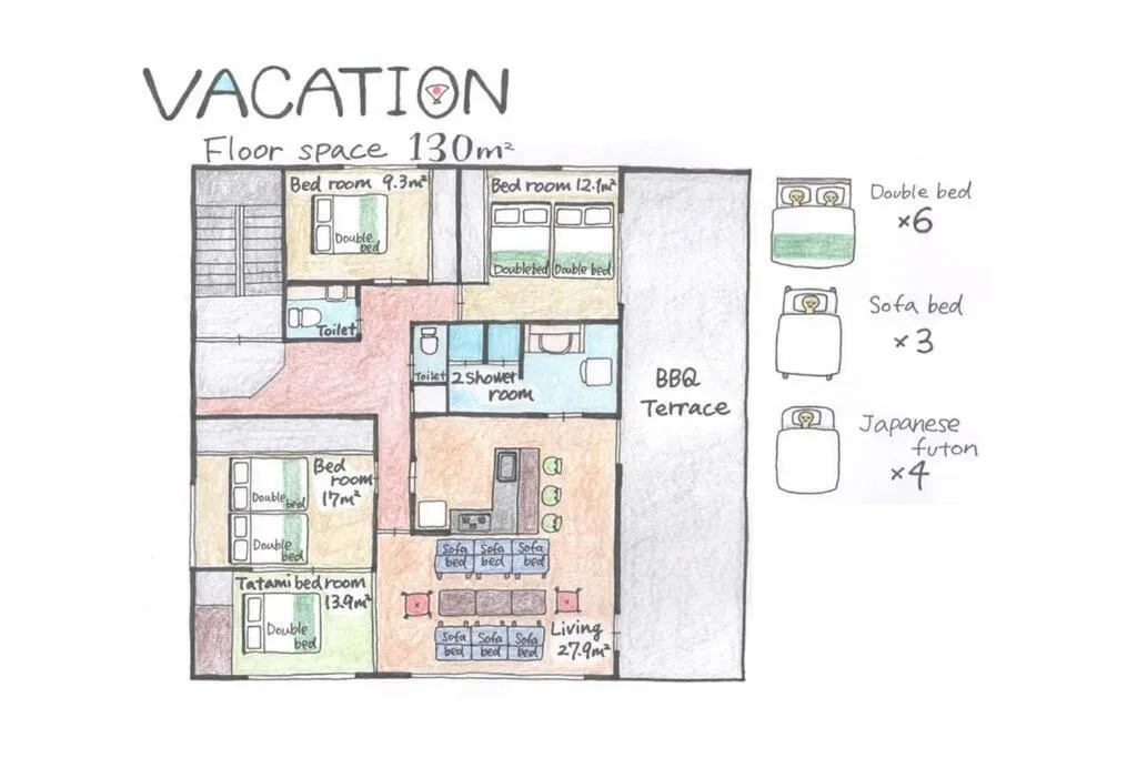 Floor plan in The COMFORIA