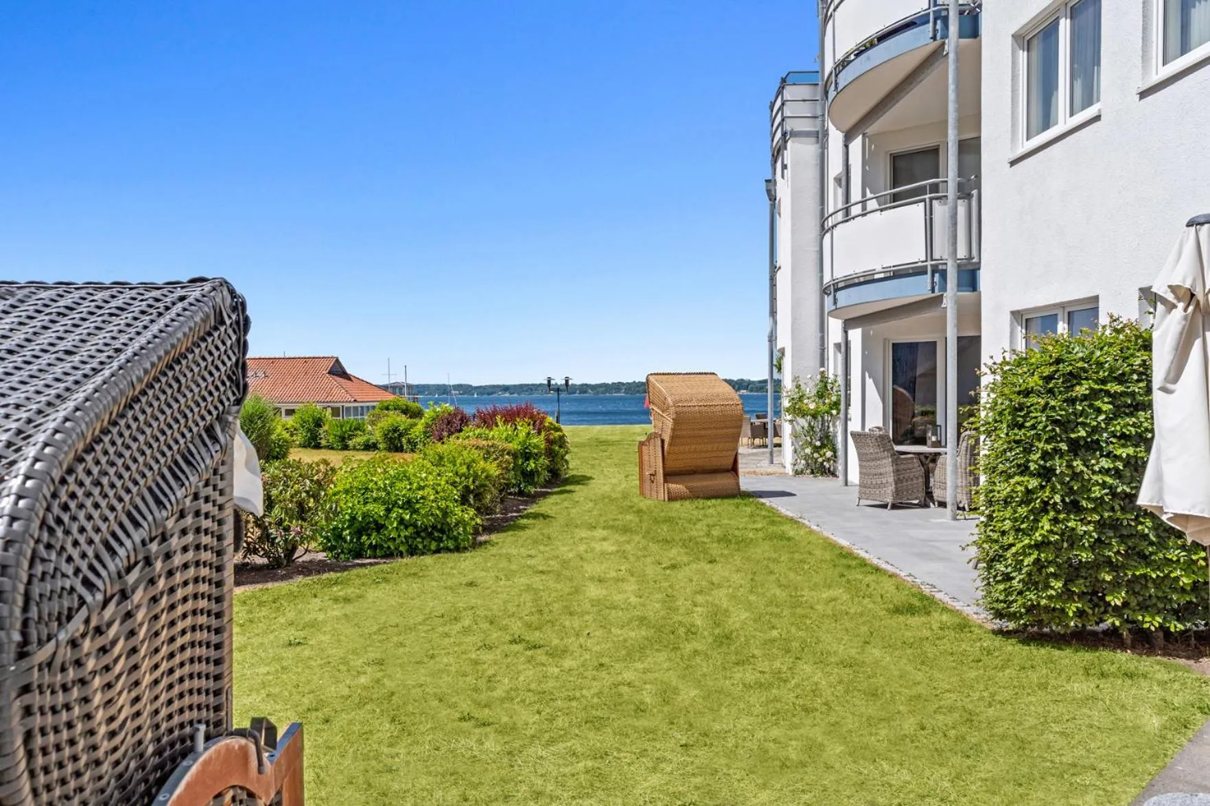 Garden in Strandhotel Glücksburg