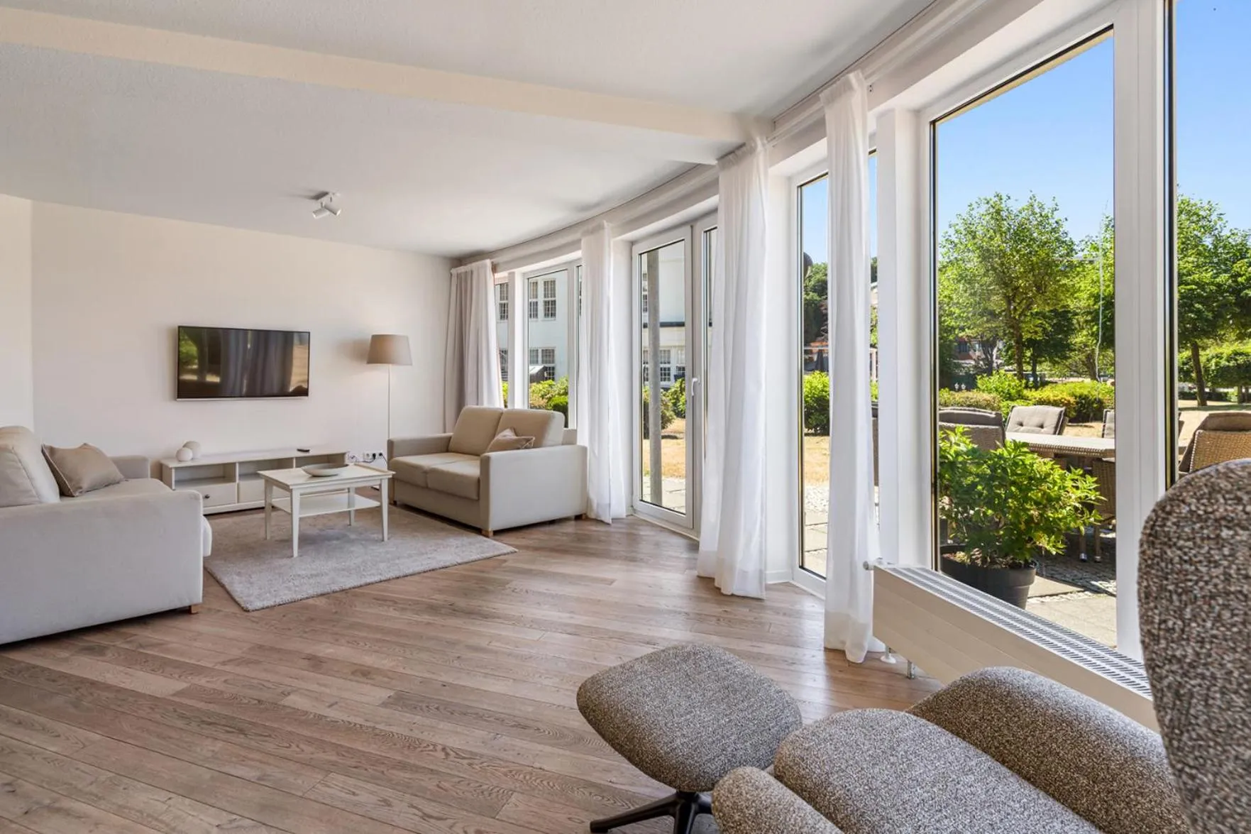 Living room in Strandhotel Glücksburg