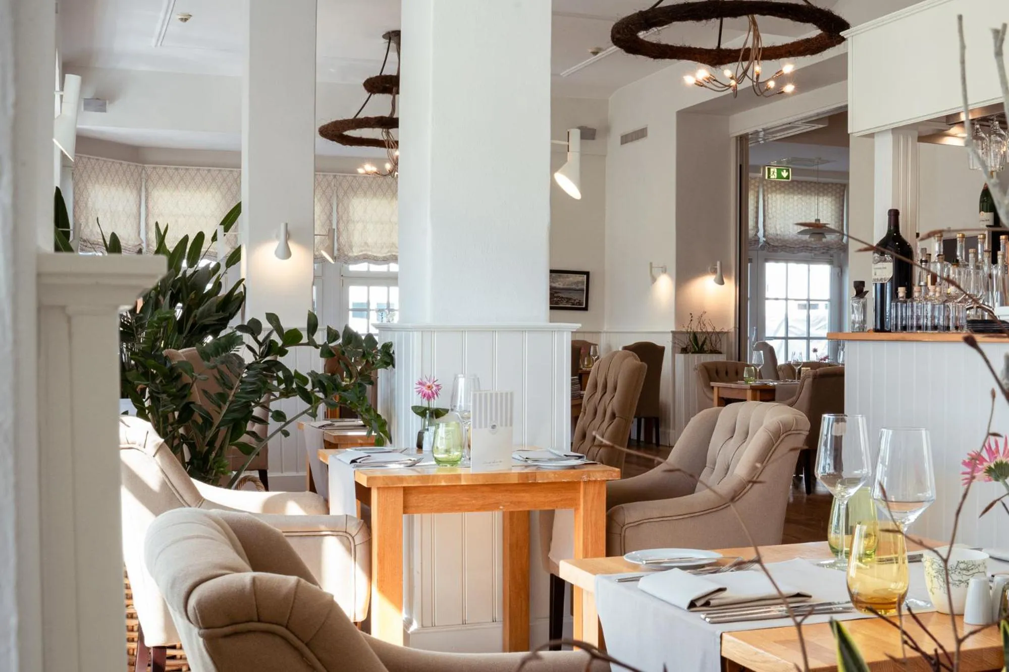 Restaurant/places to eat in Strandhotel Glücksburg