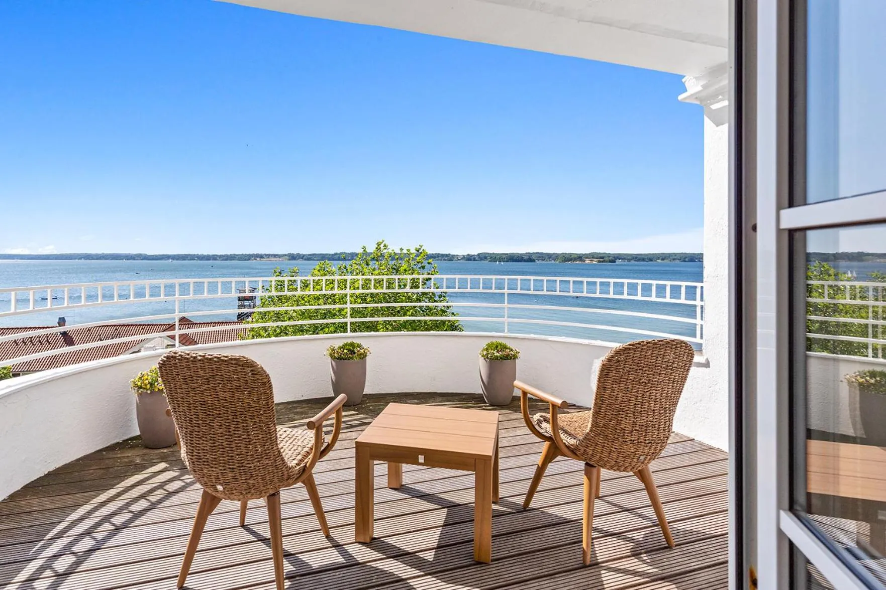 View (from property/room) in Strandhotel Glücksburg