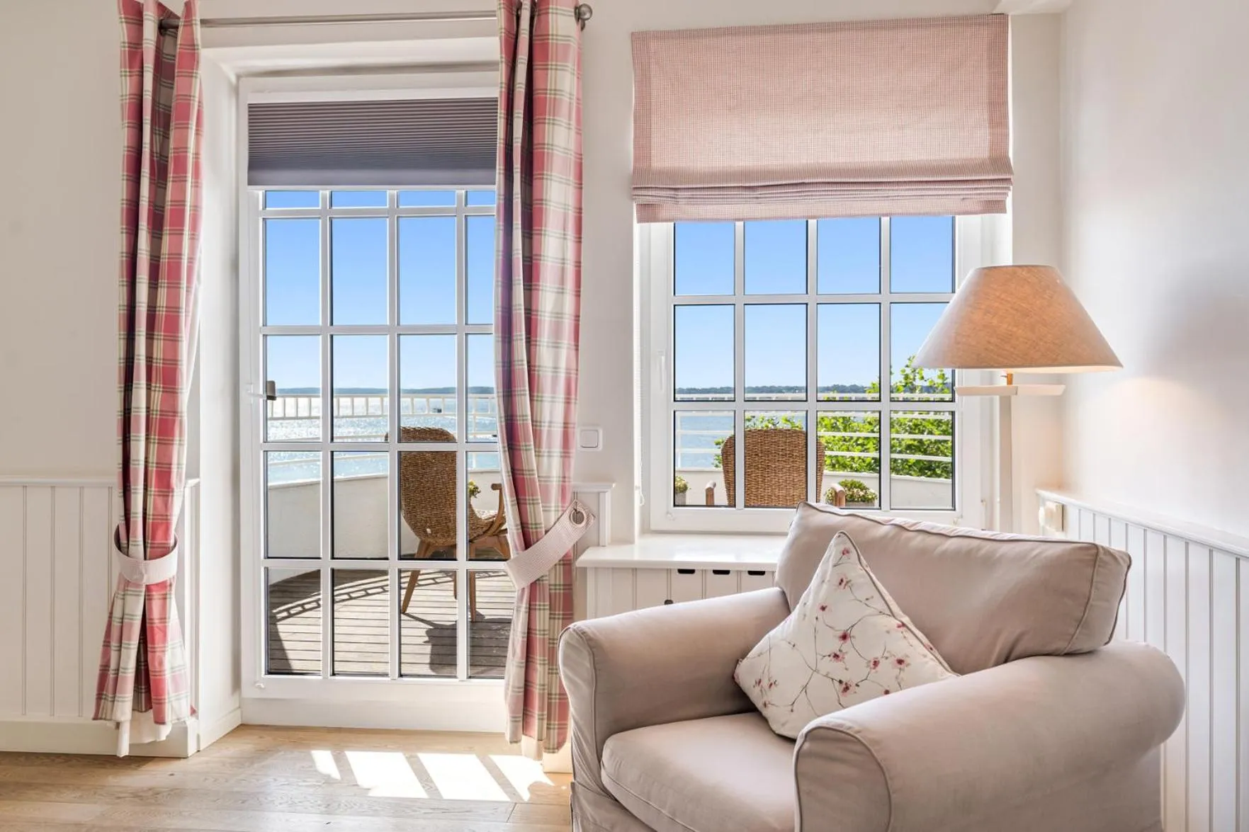 Living room in Strandhotel Glücksburg