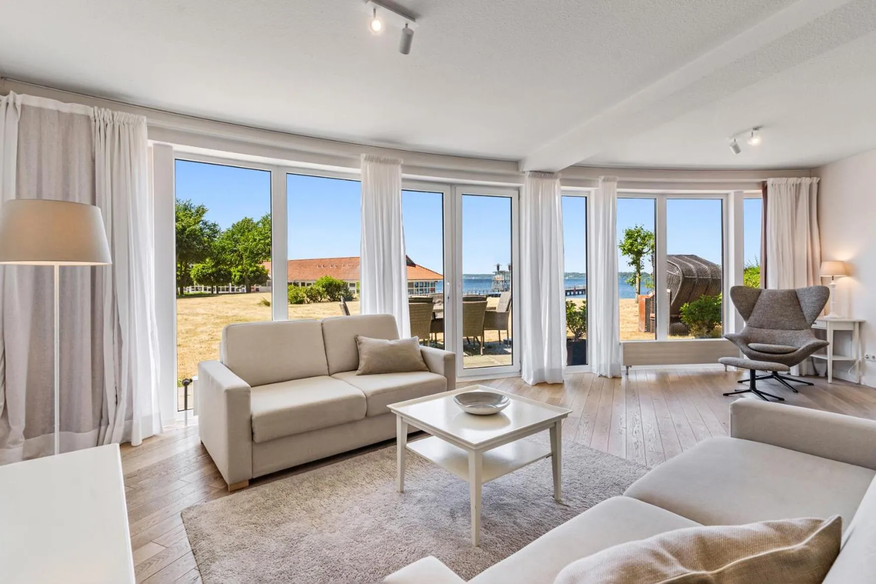 Living room in Strandhotel Glücksburg