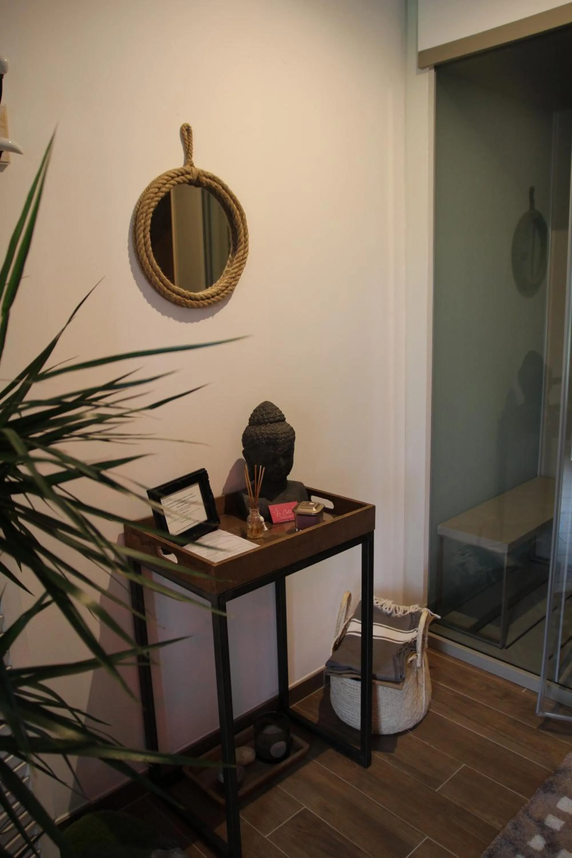 Steam room in La Catiniere