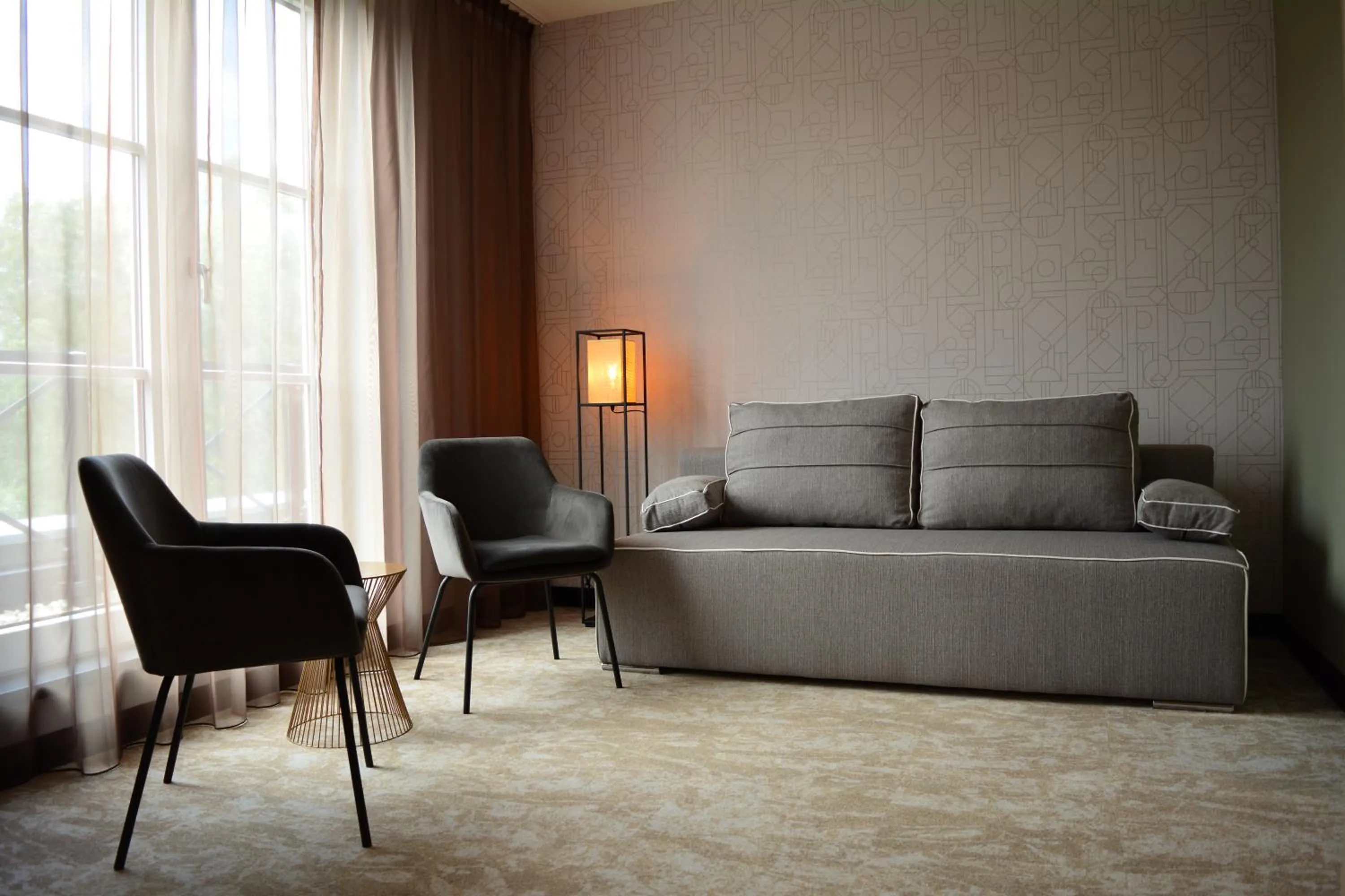 Seating area in Fletcher Strandhotel Haamstede