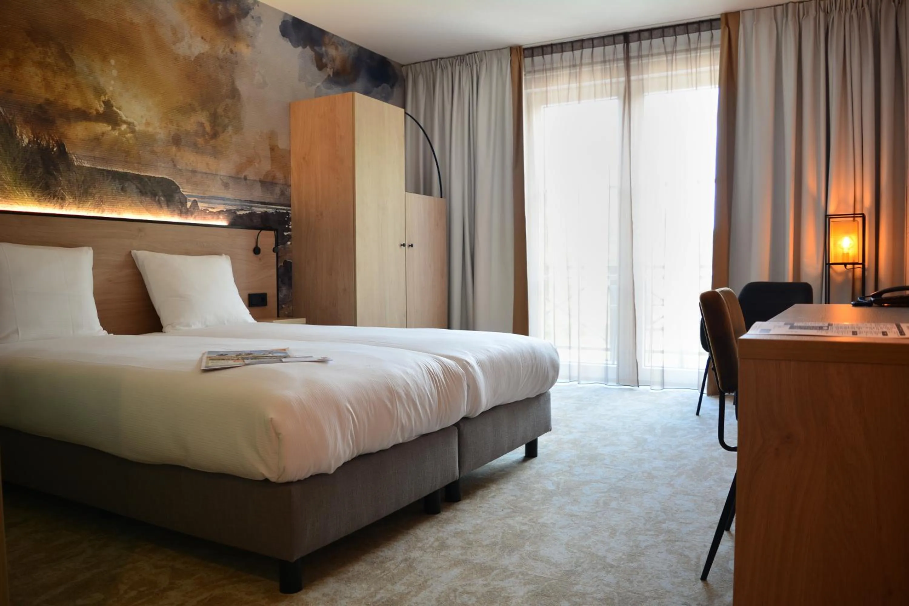 Bedroom, Bed in Fletcher Strandhotel Haamstede