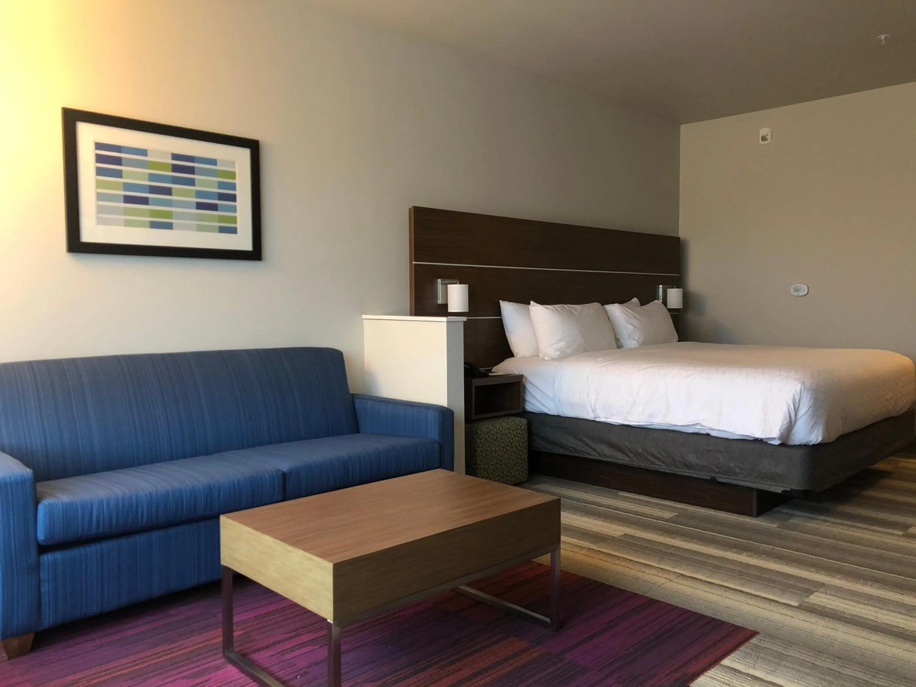Living room, Bed in Holiday Inn Express & Suites - Madison West - Middleton by IHG