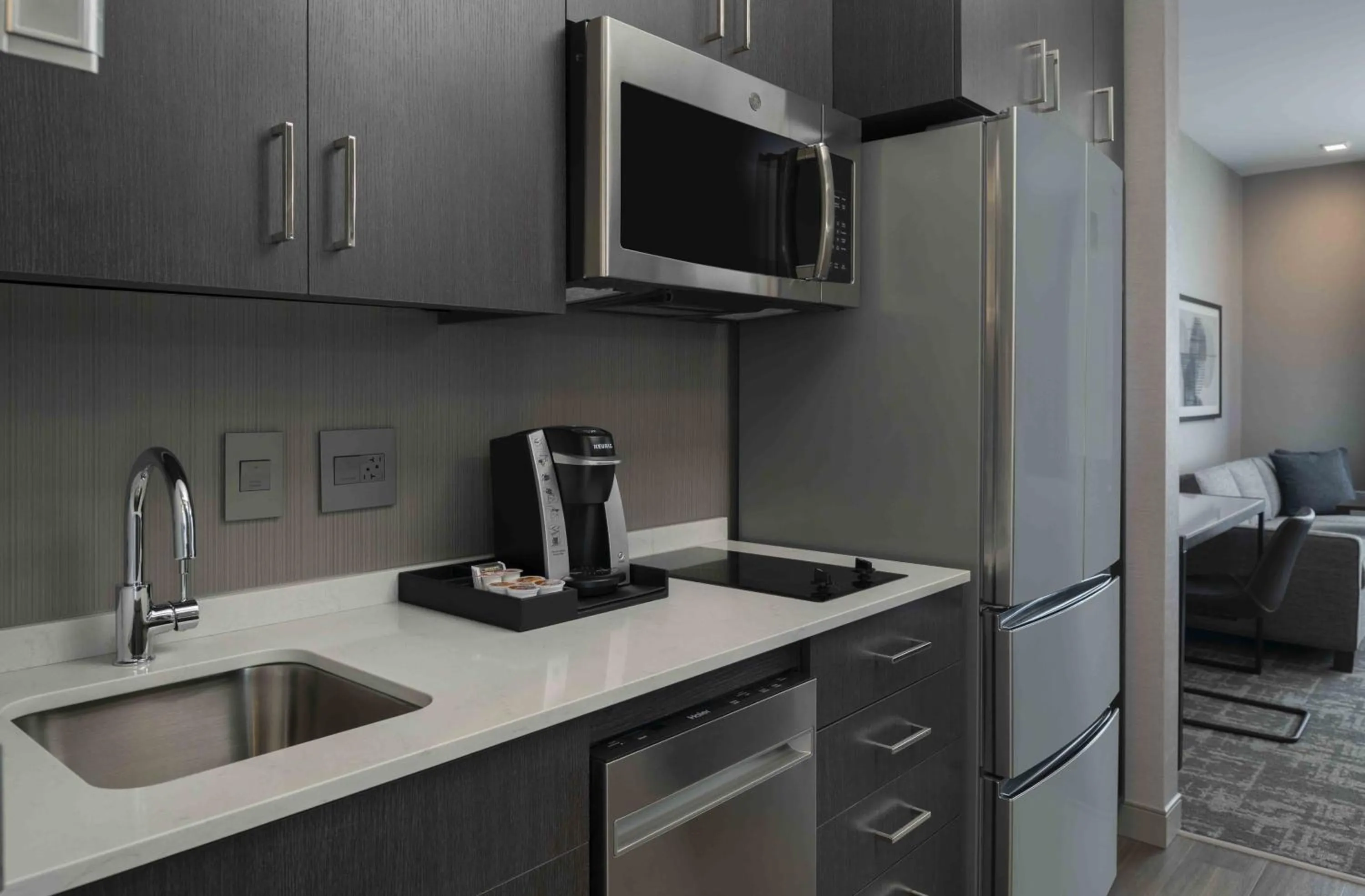 Kitchen or kitchenette in Staybridge Suites - Boston Logan Airport - Revere by IHG