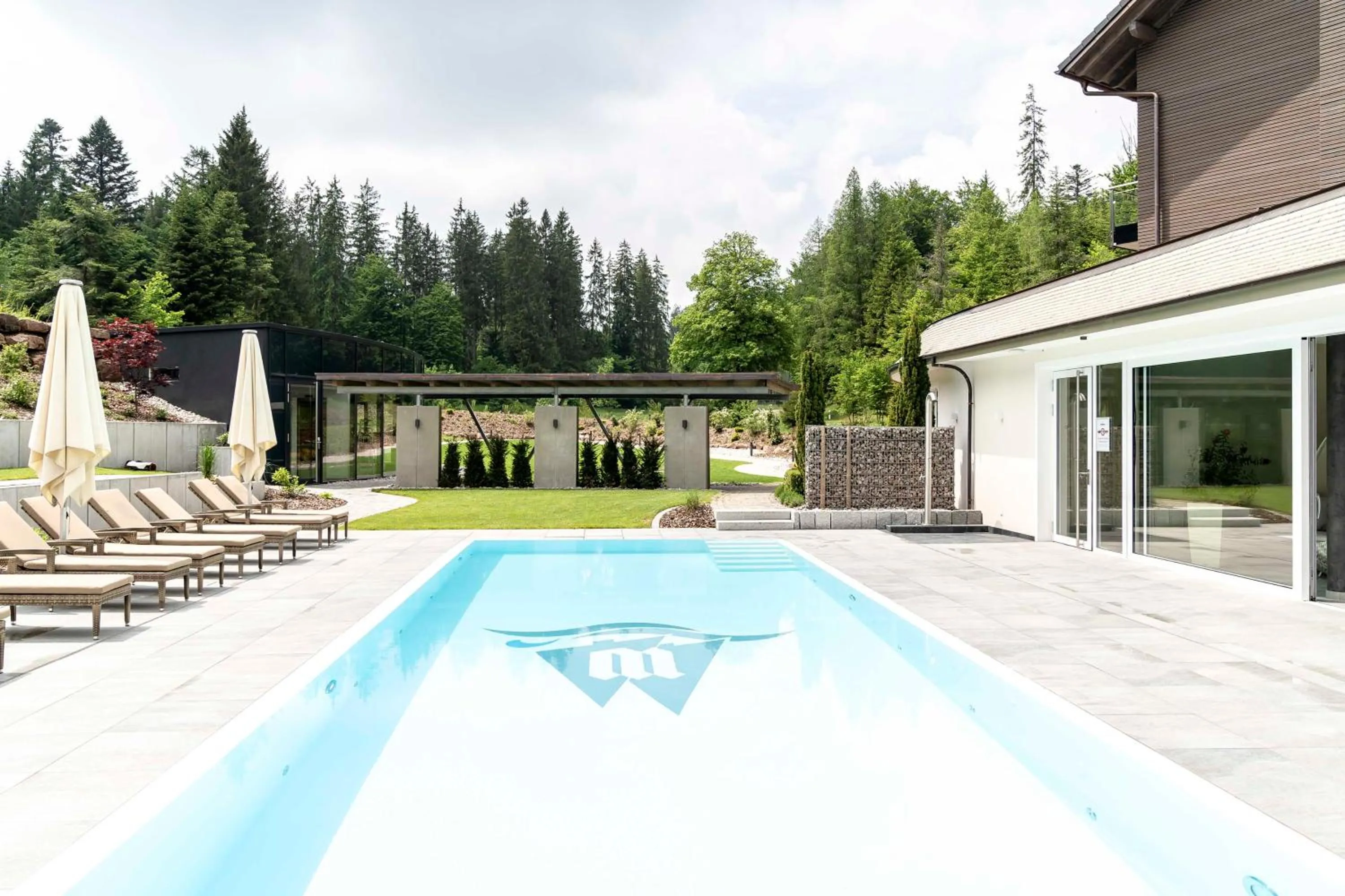 Swimming pool in Hotel Restaurant Waldsägmühle