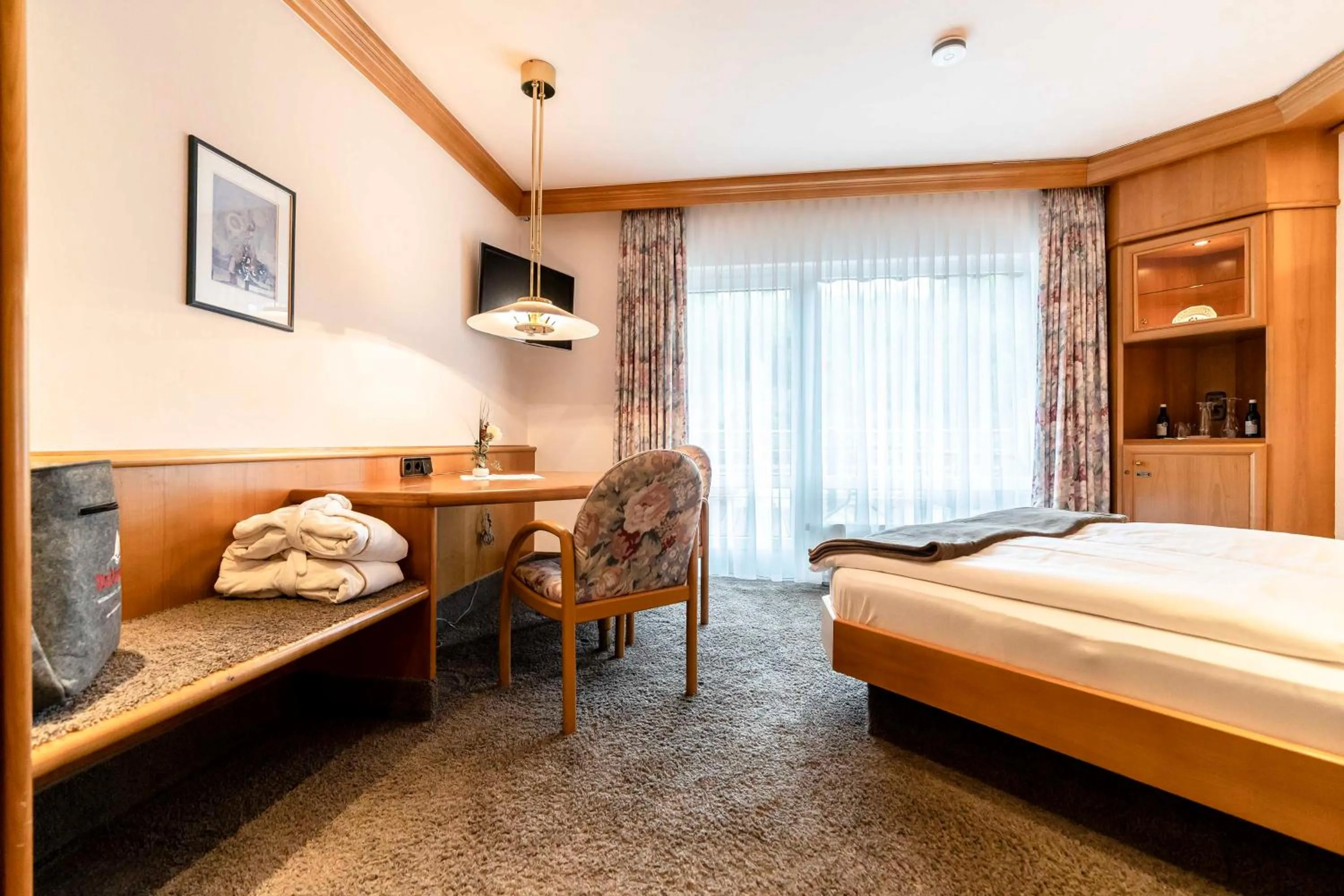 Bed in Hotel Restaurant Waldsägmühle