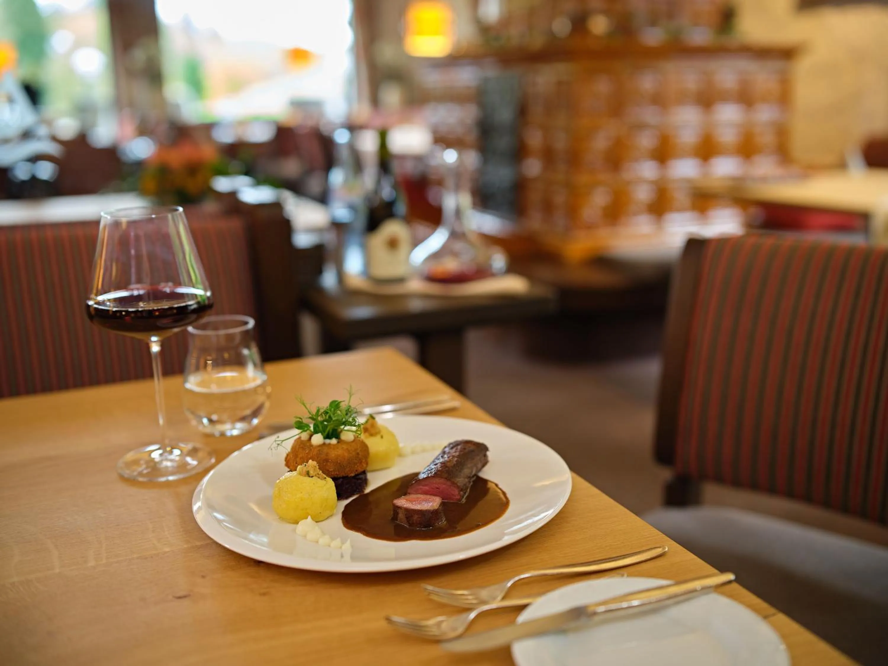 Food and drinks in Hotel Restaurant Waldsägmühle