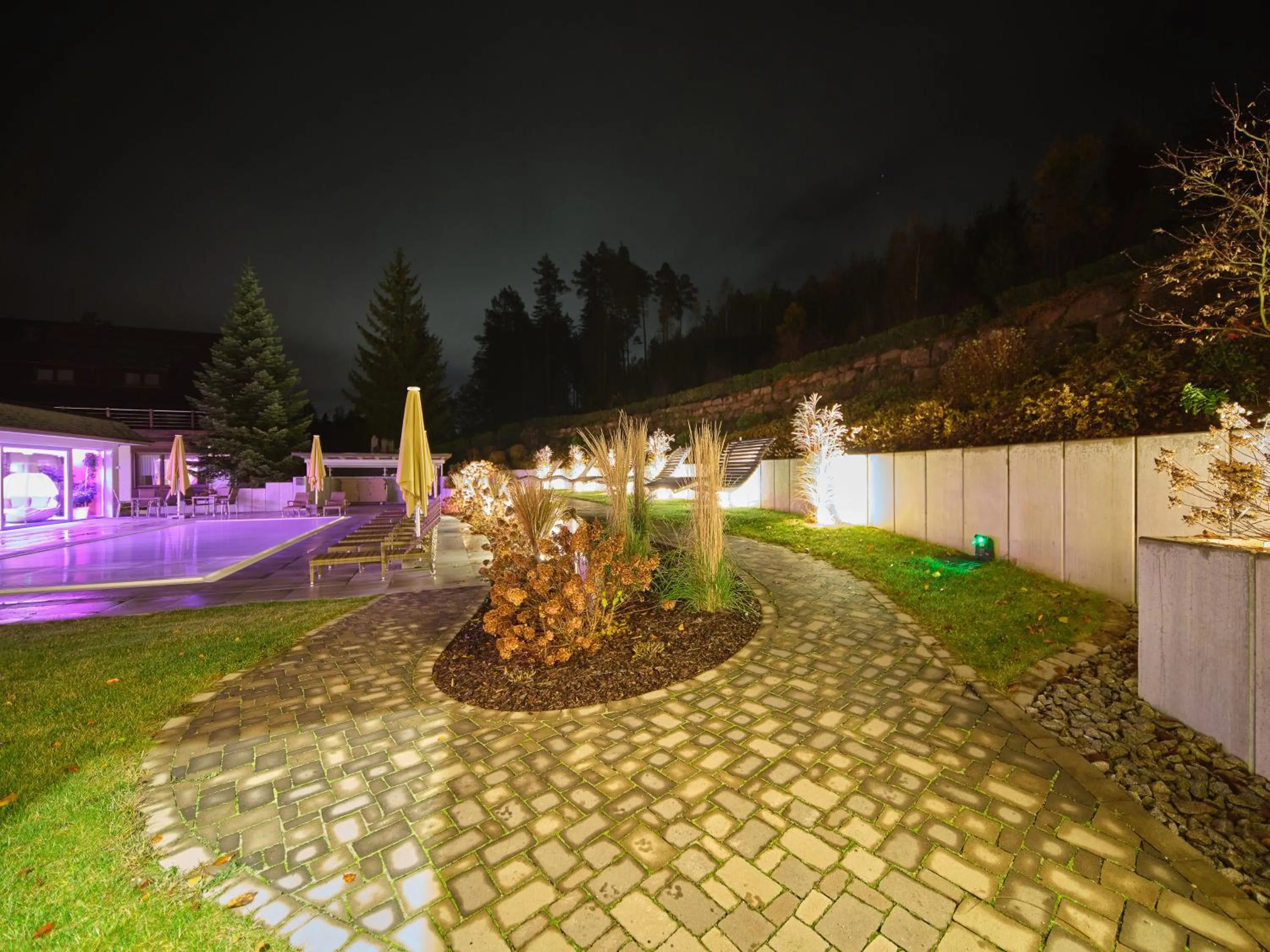 Garden in Hotel Restaurant Waldsägmühle
