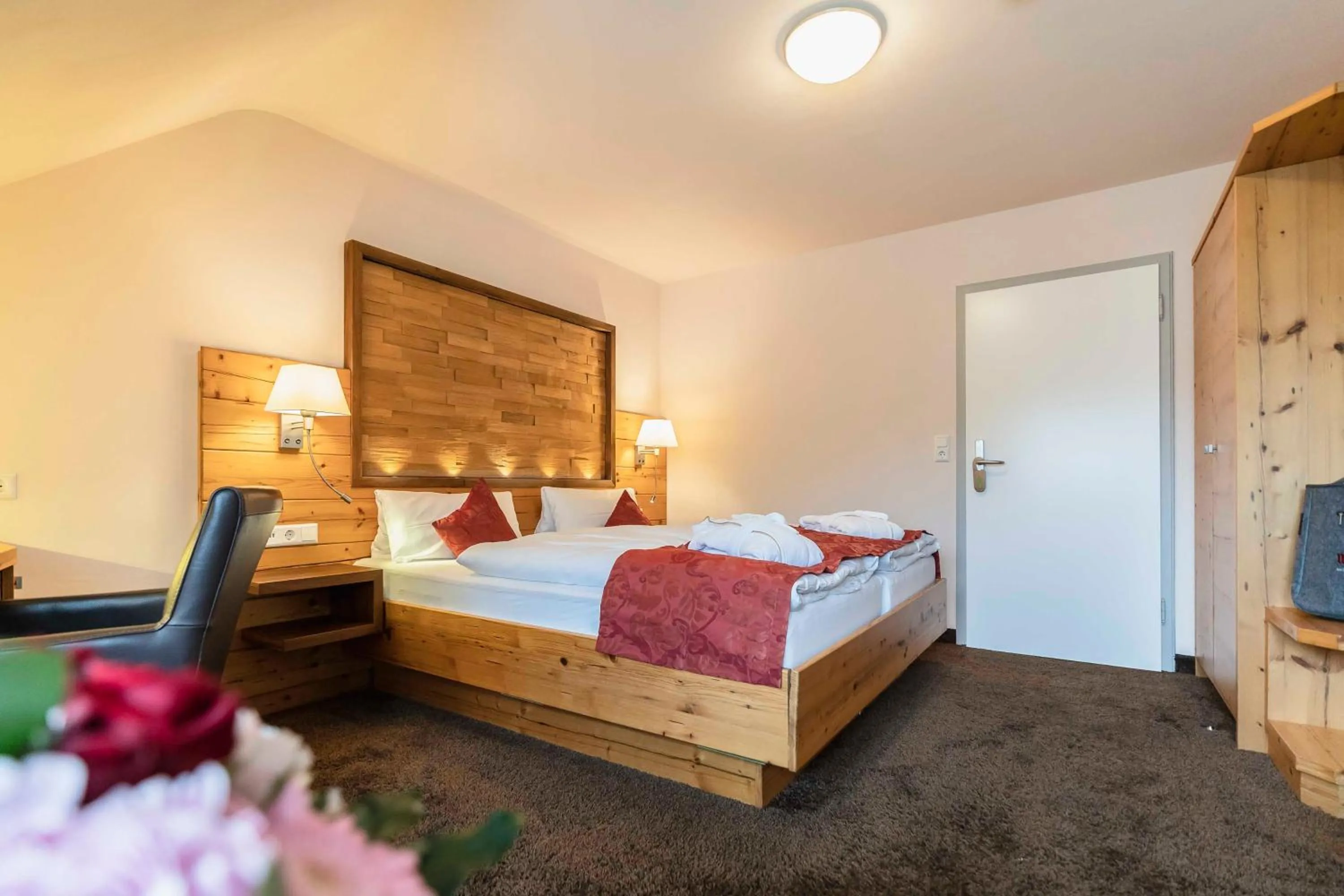 Bed in Hotel Restaurant Waldsägmühle