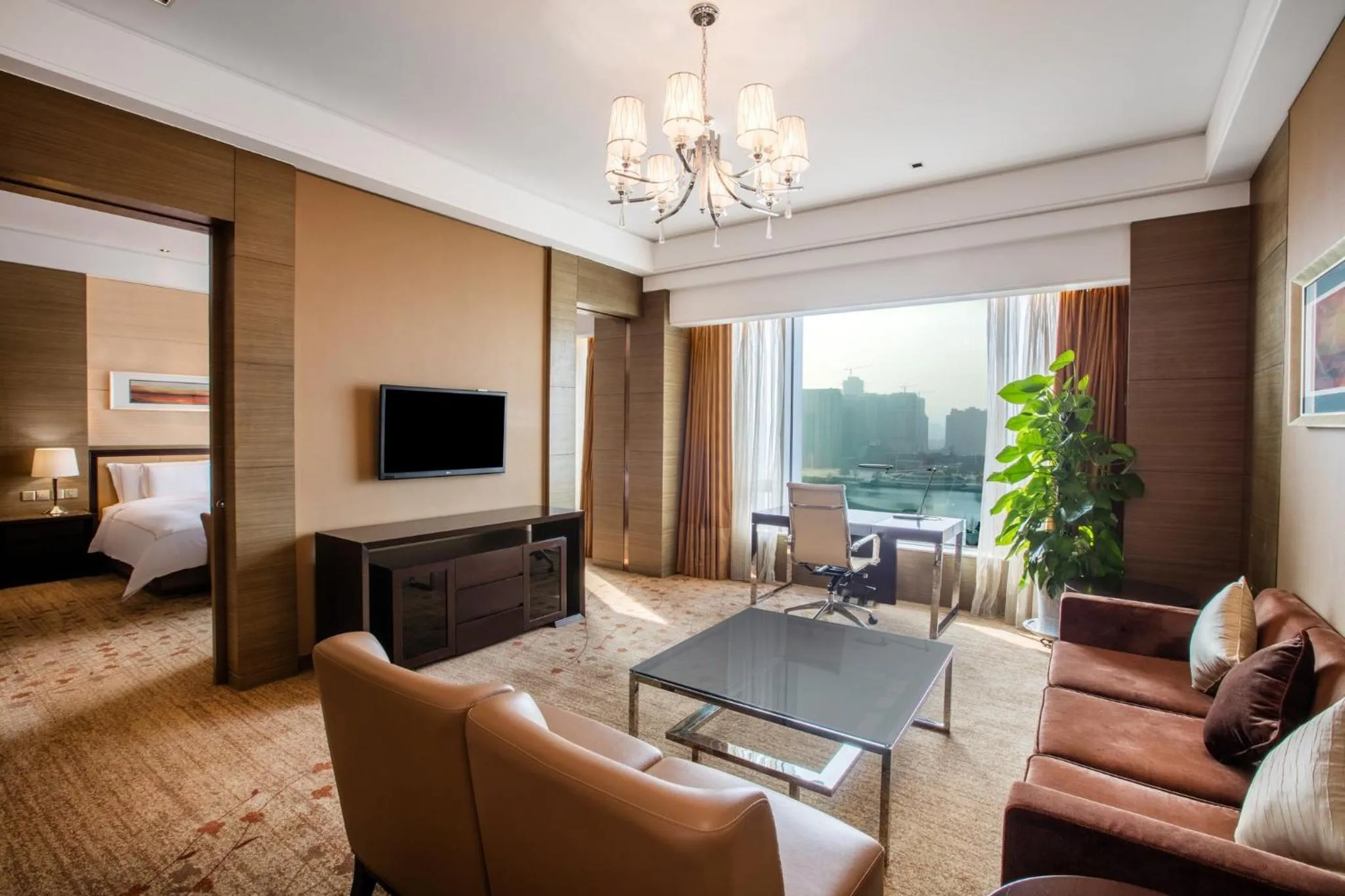 Photo of the whole room in Crowne Plaza Nanjing Jiangning by IHG