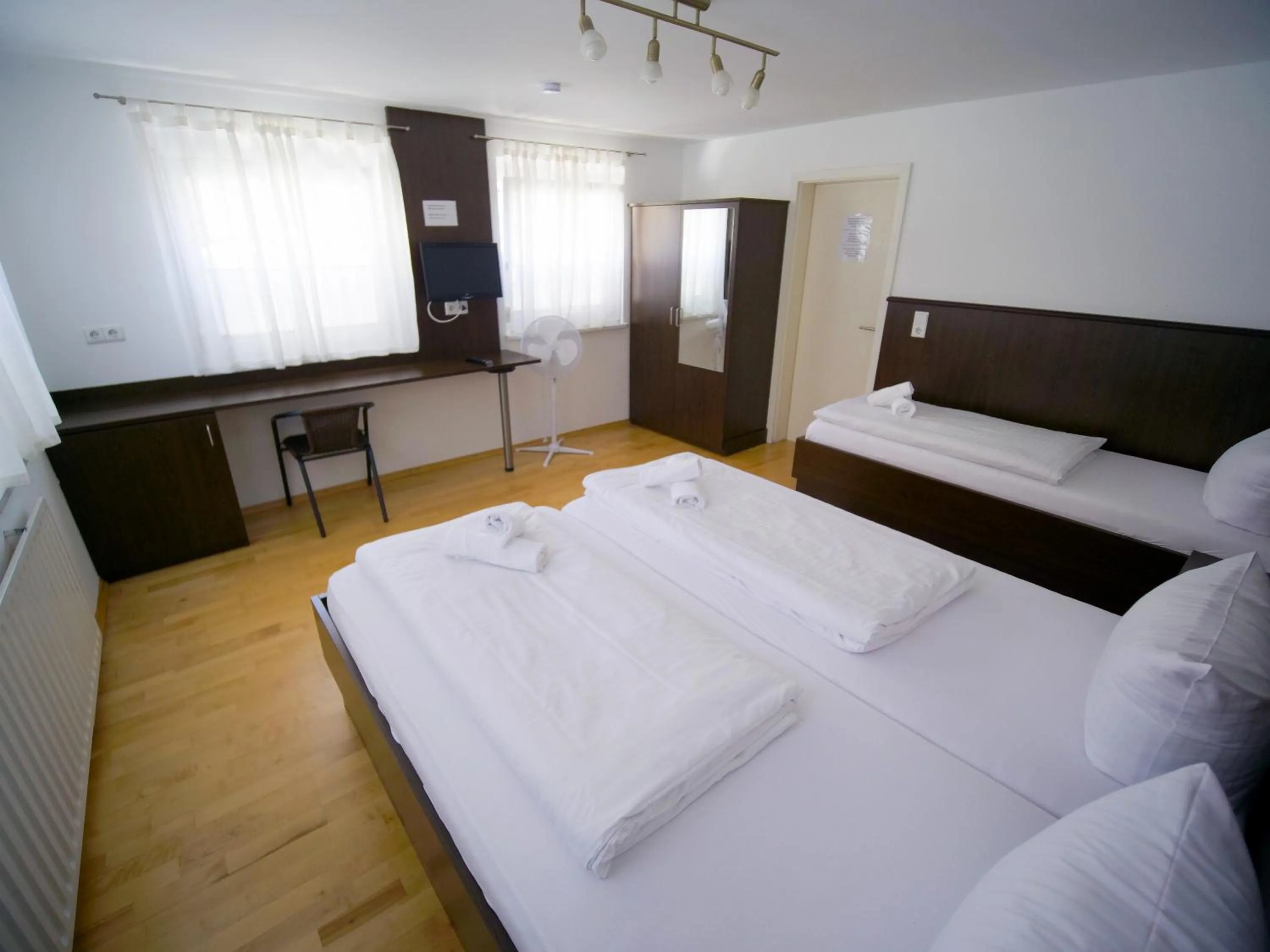 Bed in Gästehaus Parkblick