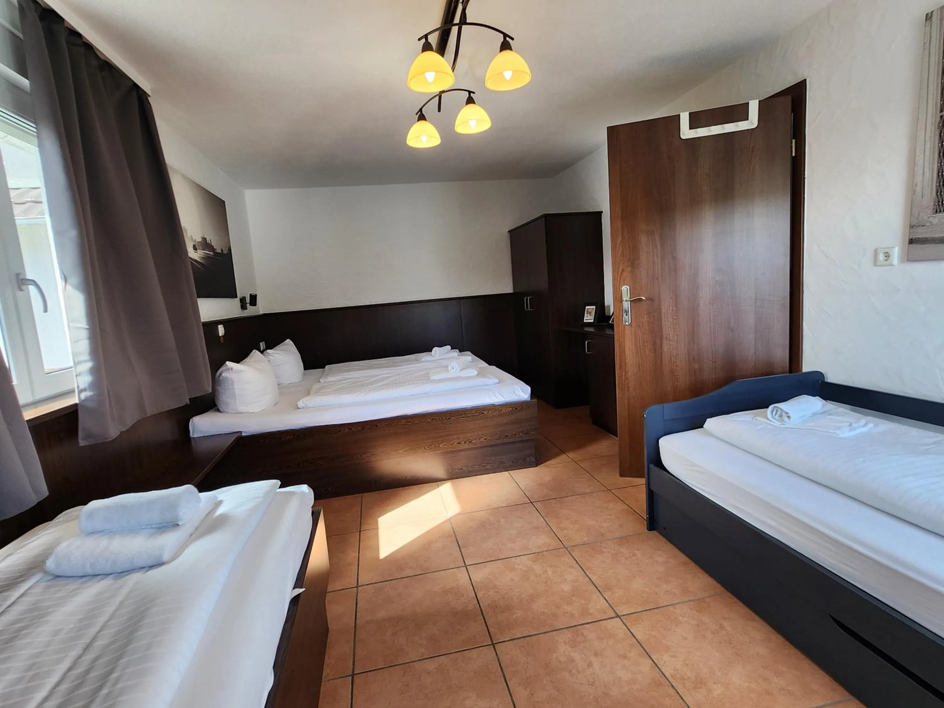 Photo of the whole room, Bed in Gästehaus Parkblick