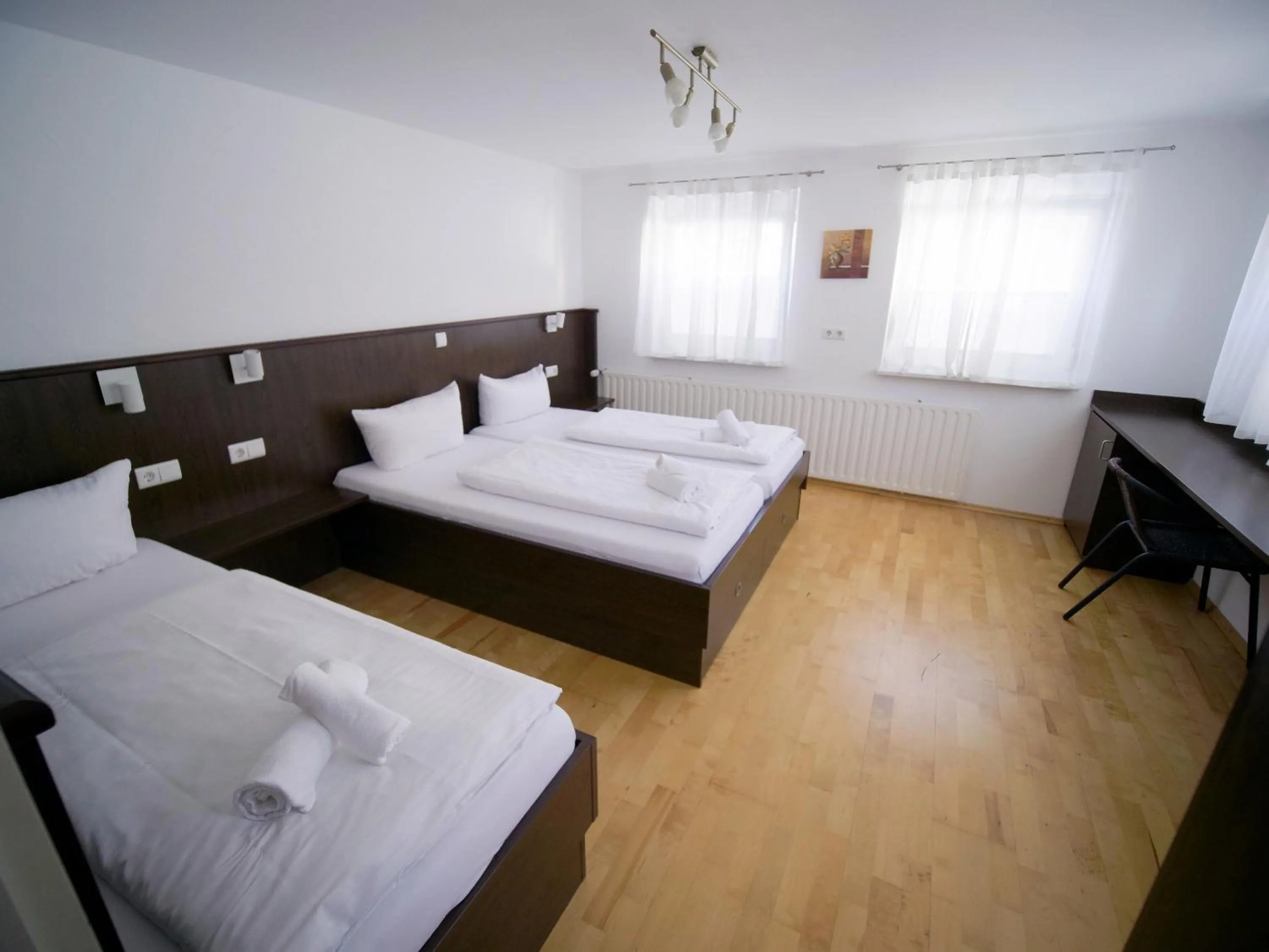 Bed in Gästehaus Parkblick