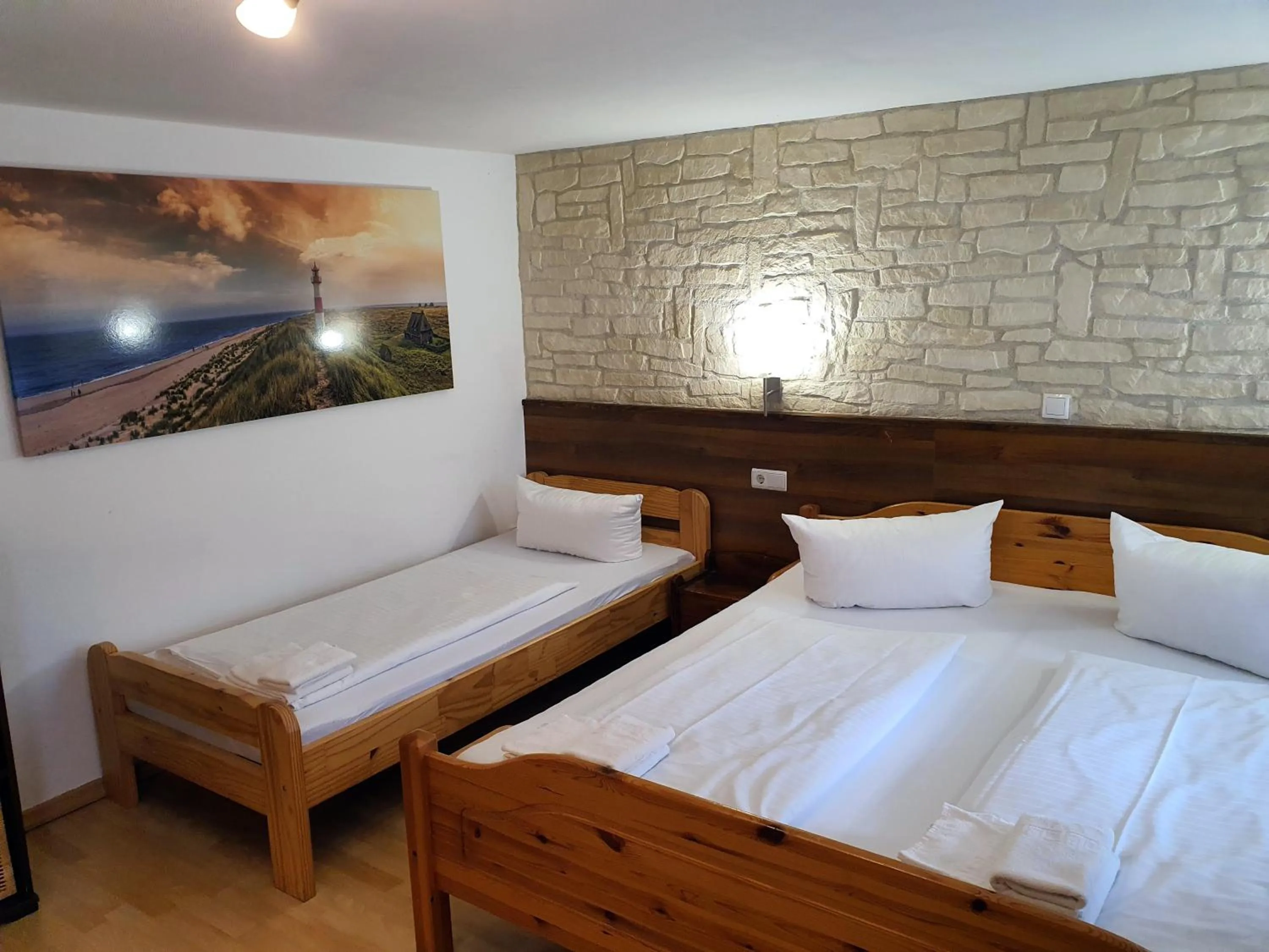 Bedroom, Bed in Gästehaus Parkblick