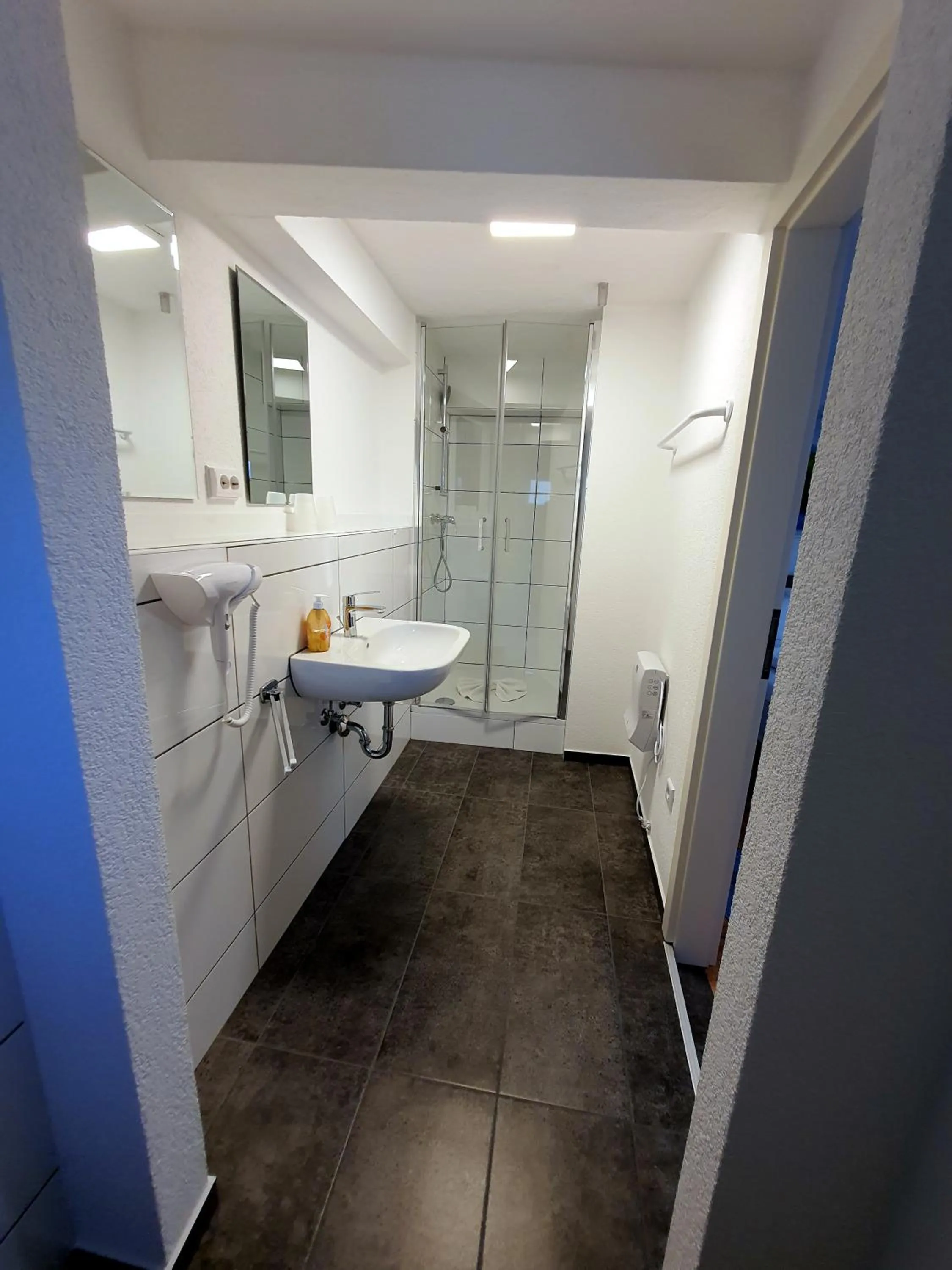 Bathroom in Gästehaus Parkblick