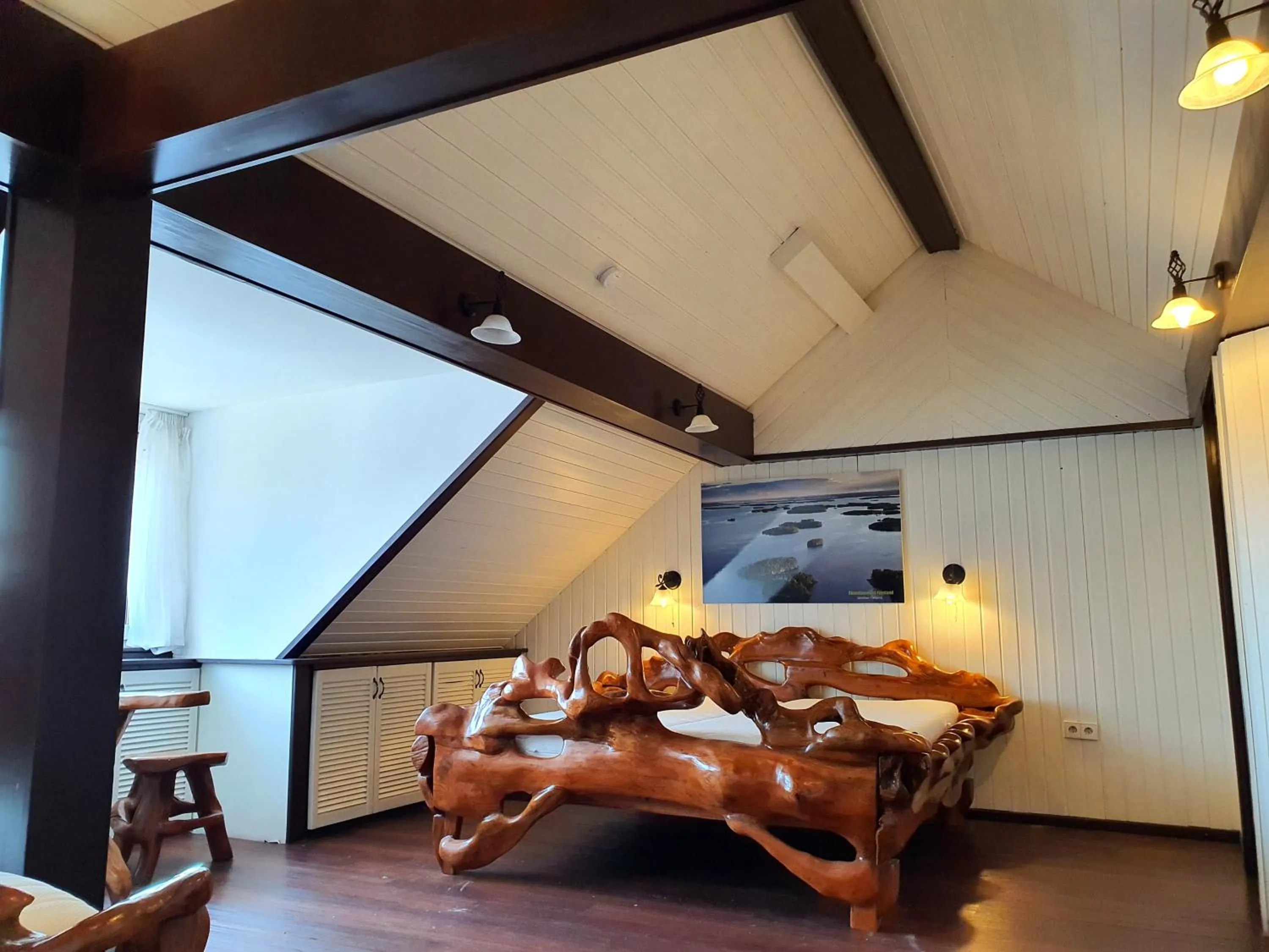 Bedroom, Bed in Gästehaus Parkblick