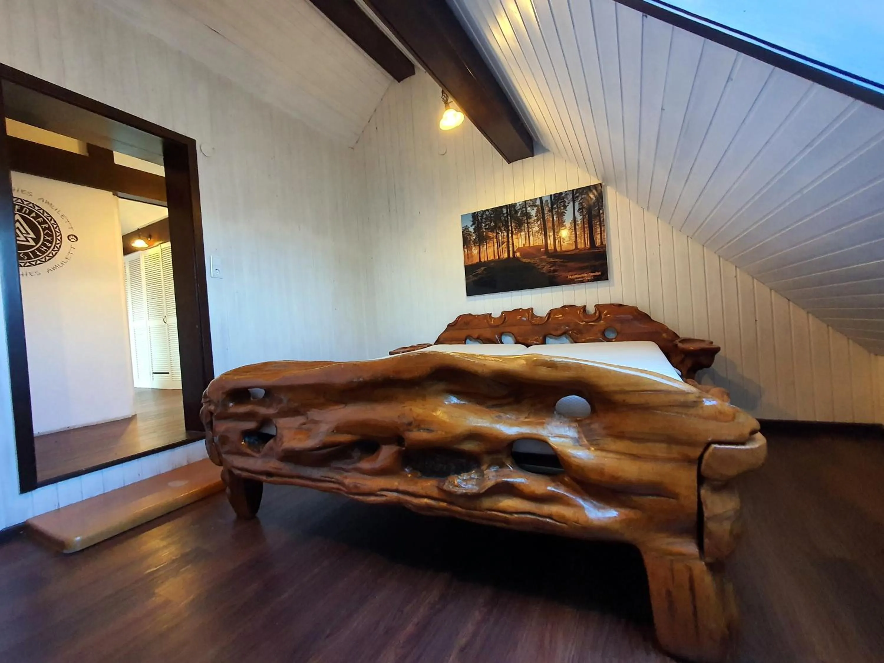 Bedroom in Gästehaus Parkblick