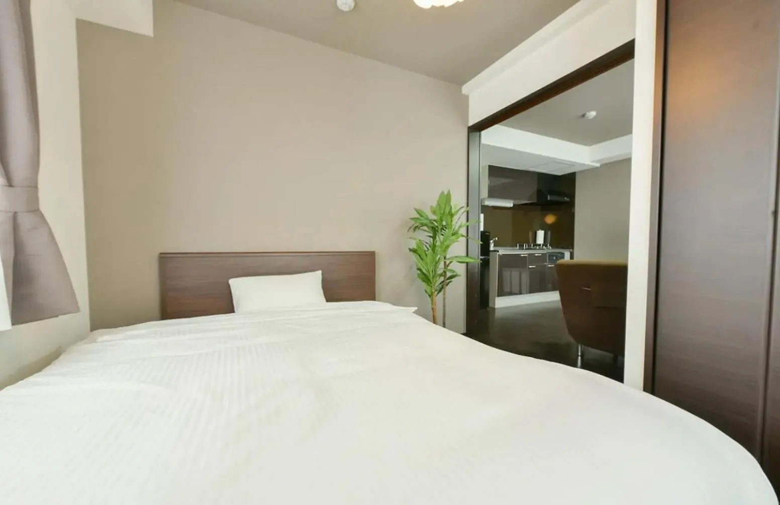 Bed in Suncourt Minami 6jo Nibankan / Vacation STAY 7447