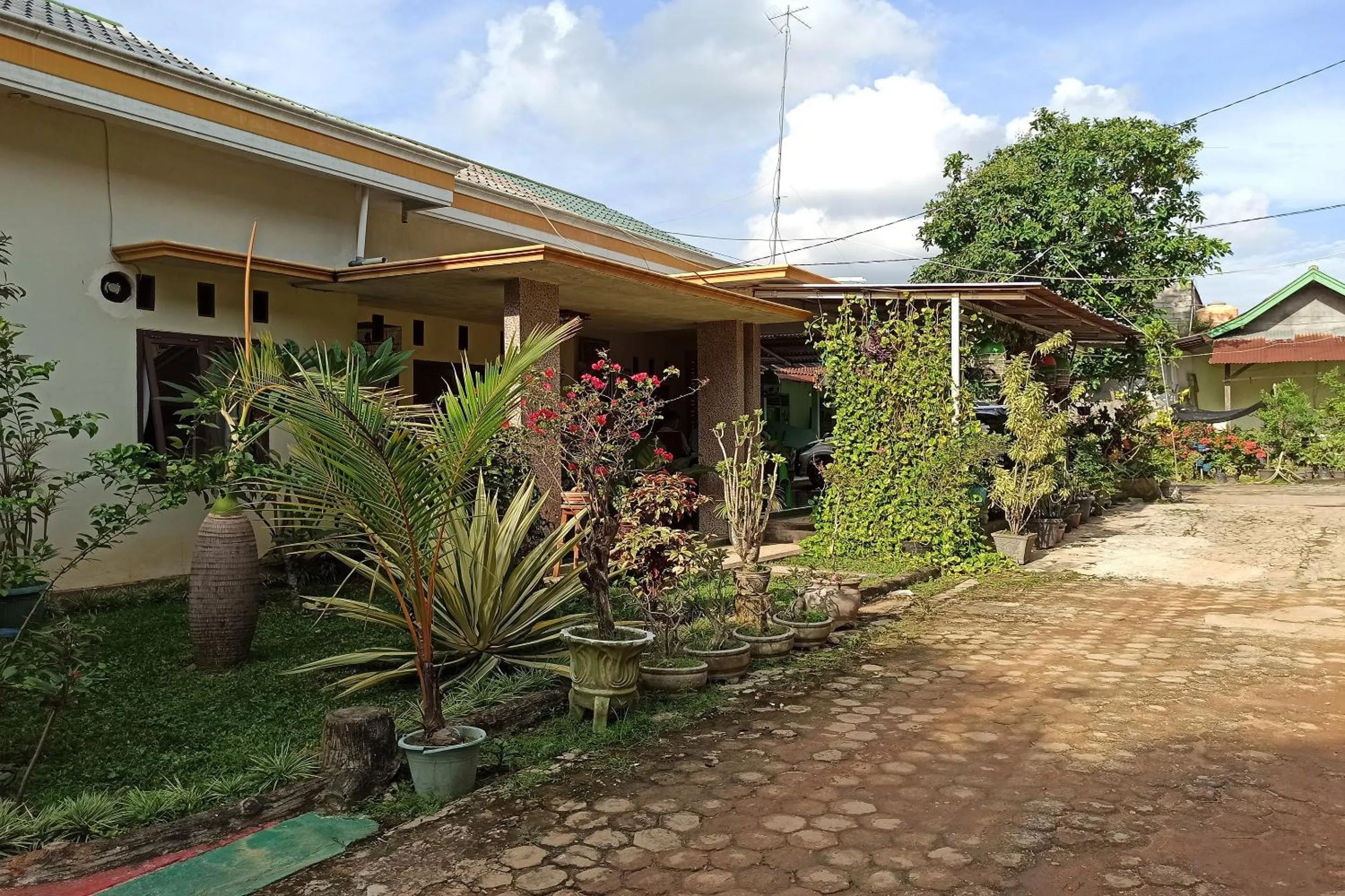 Garden in RedDoorz near Taman Merdeka Metro Lampung