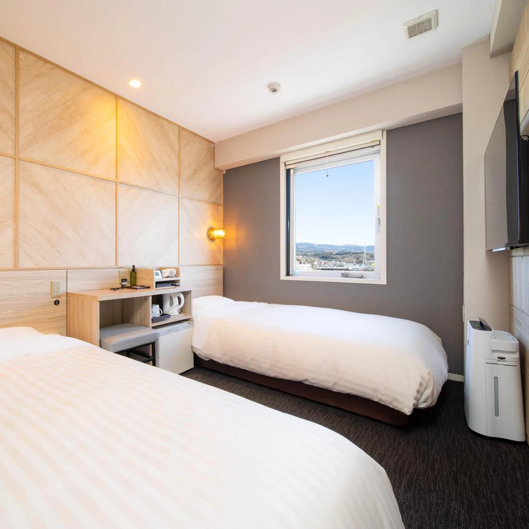 Bed in Super Hotel Nagaizumi Numazu Inter