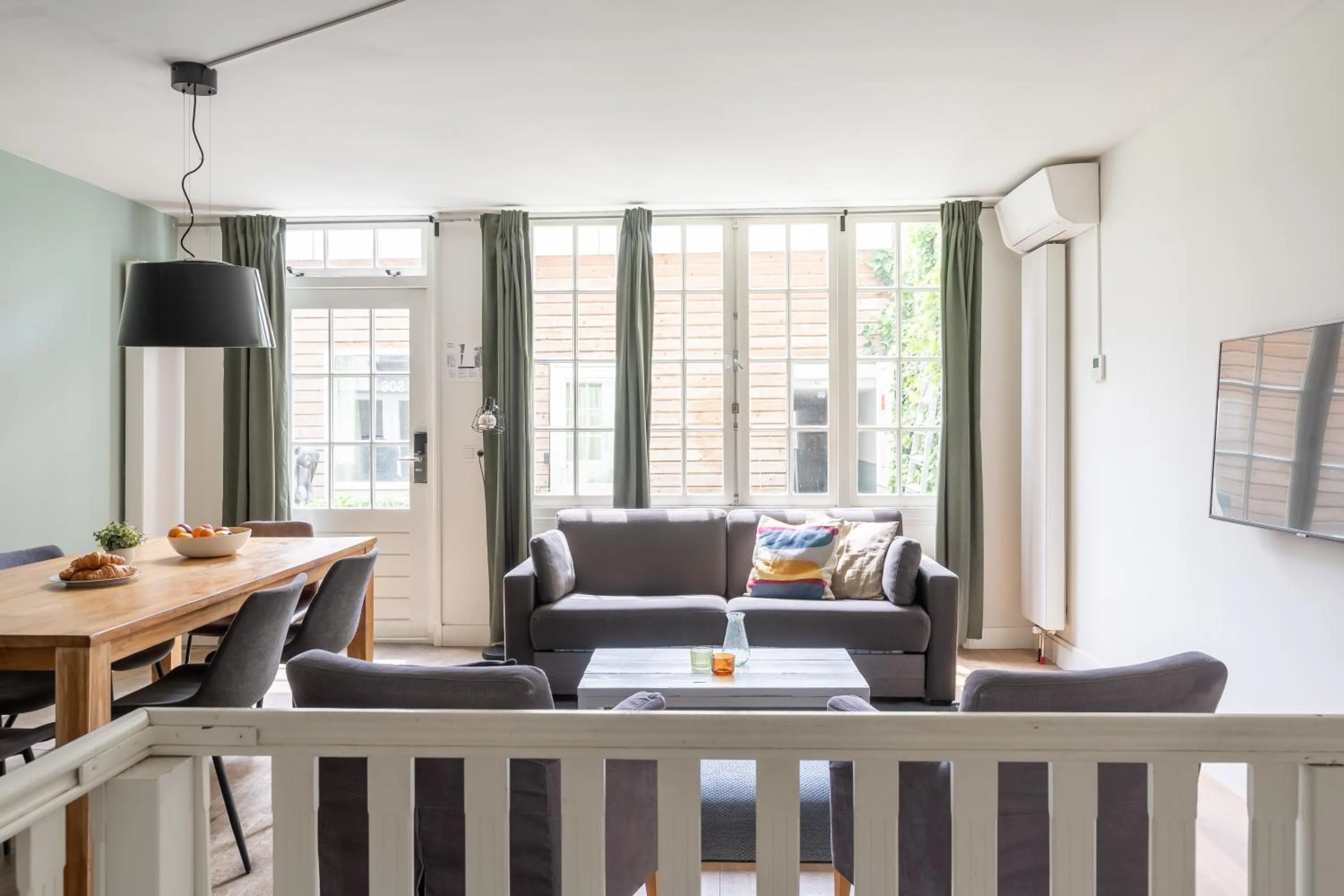Seating area in Amsterdam Dockside Flats