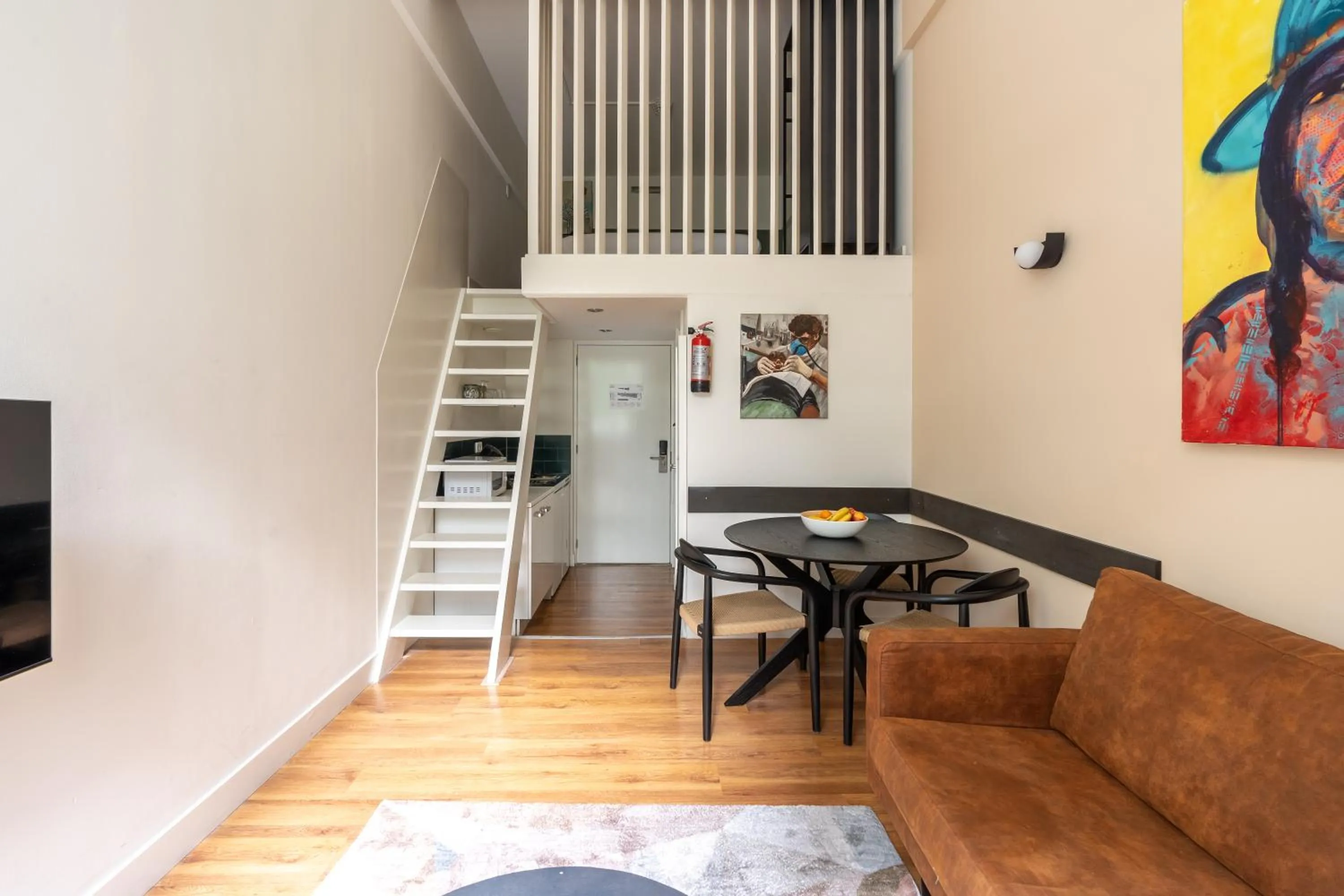 Living room in Amsterdam Dockside Flats