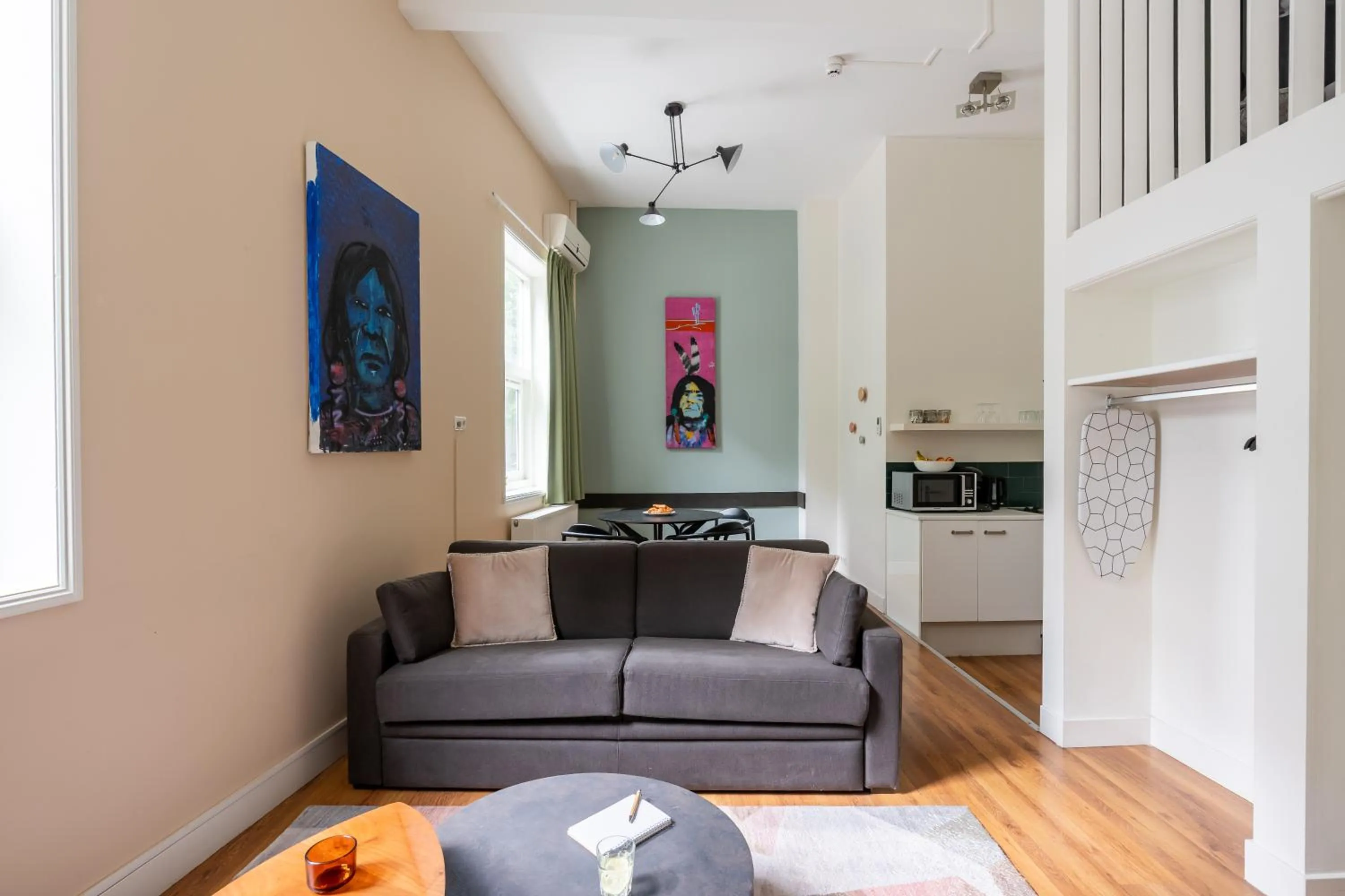 Living room in Amsterdam Dockside Flats