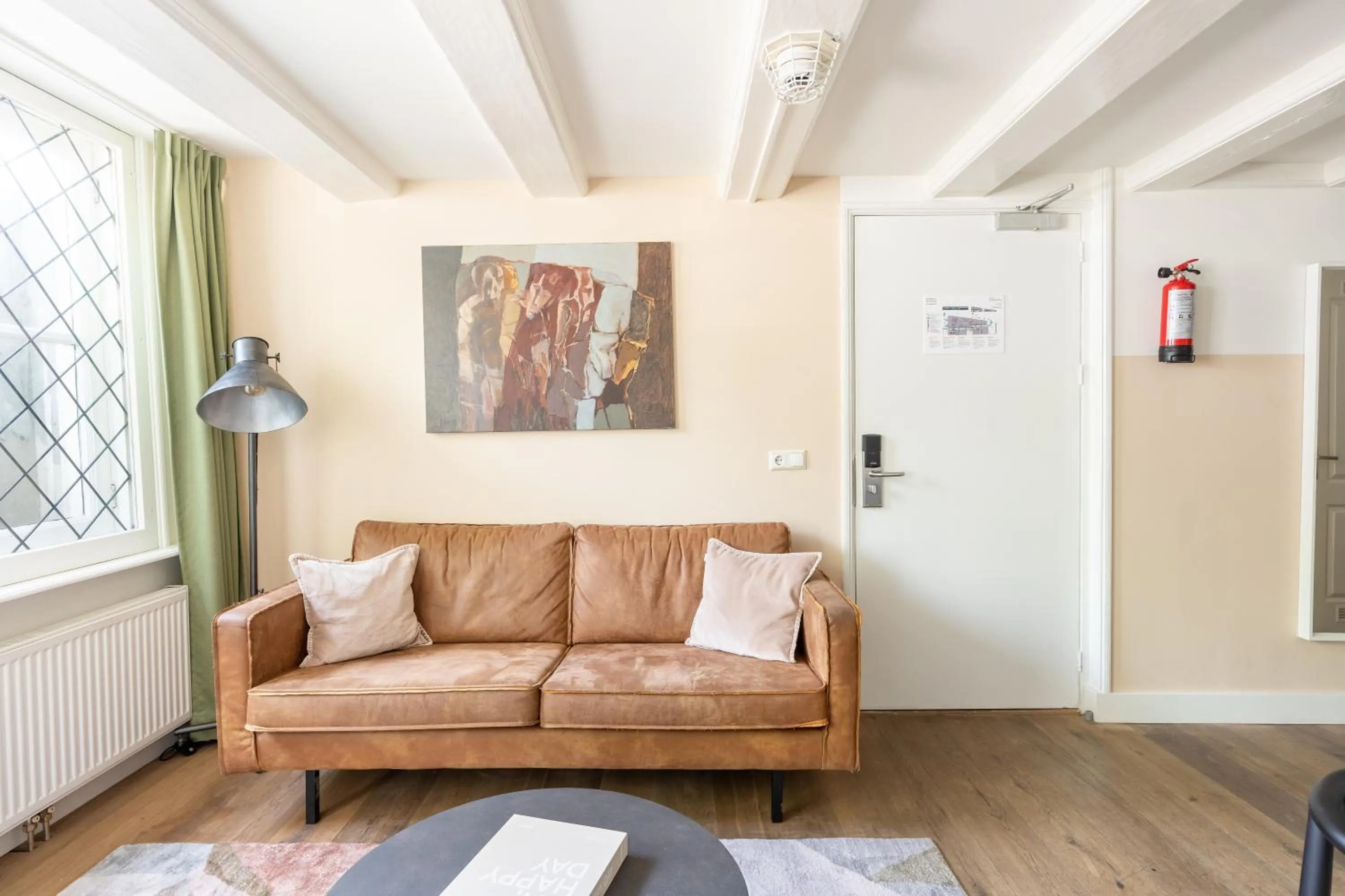 Seating area in Amsterdam Dockside Flats