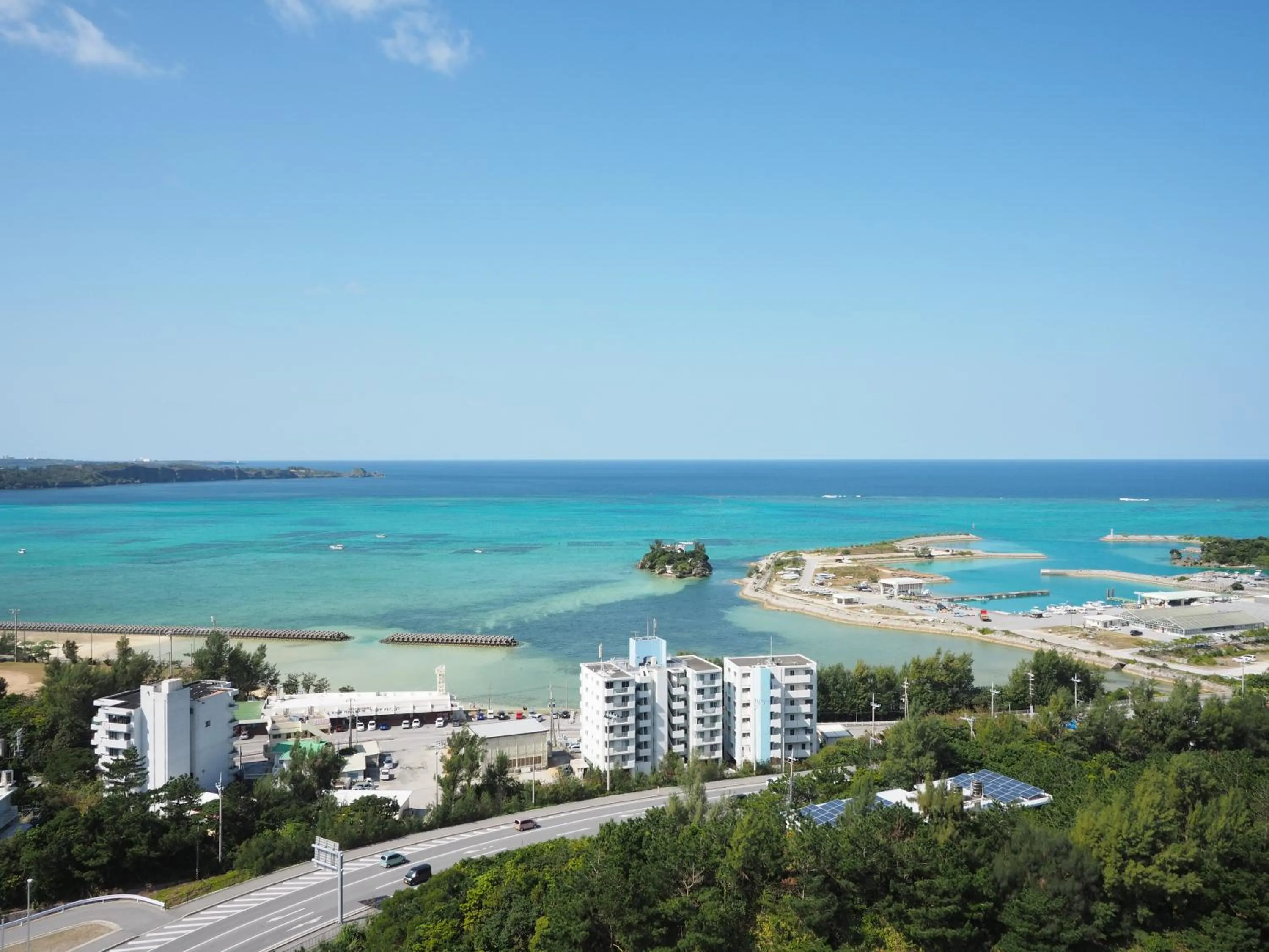 Sea view in Hiyori Ocean Resort Okinawa