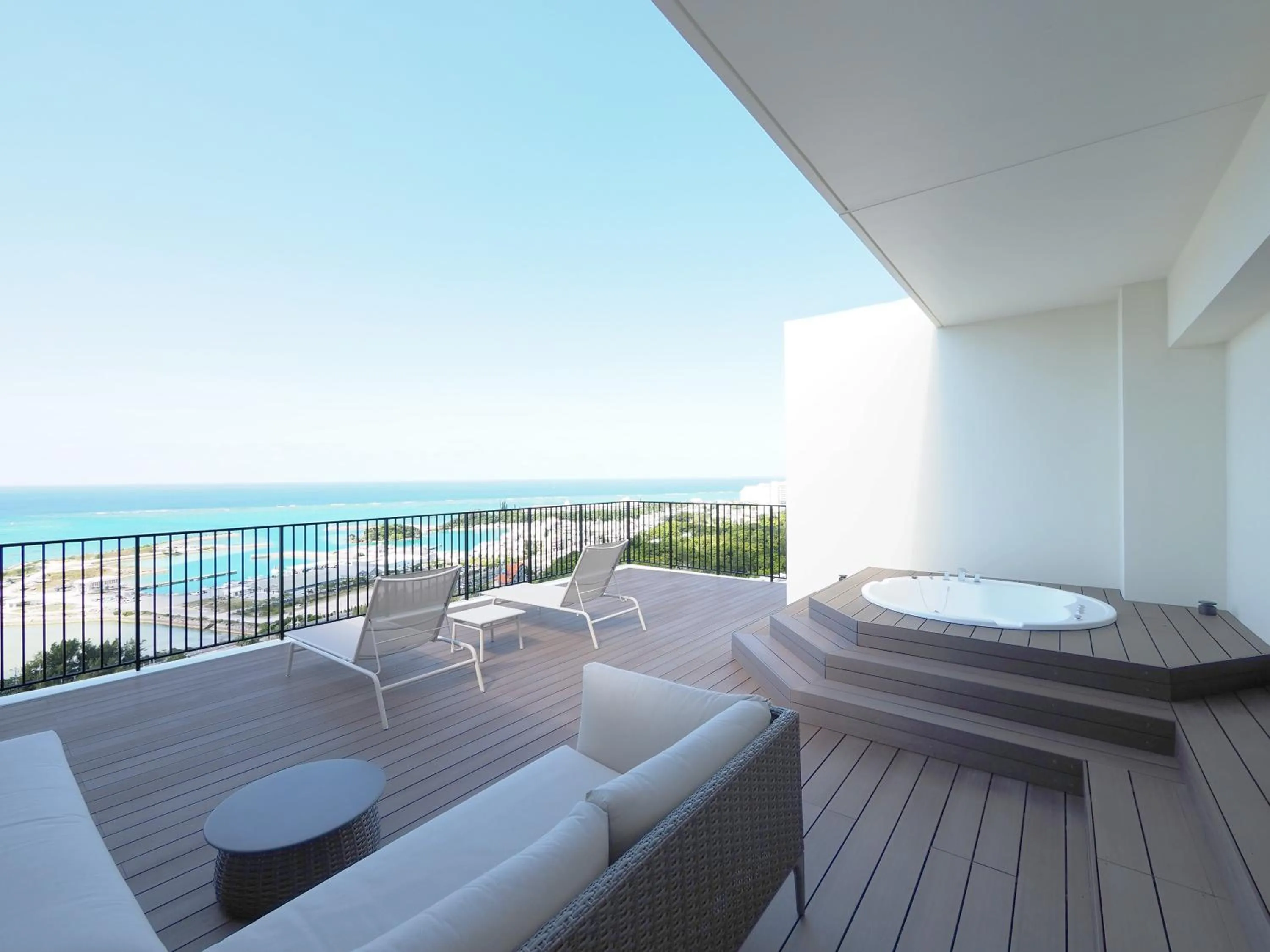 Sea view in Hiyori Ocean Resort Okinawa