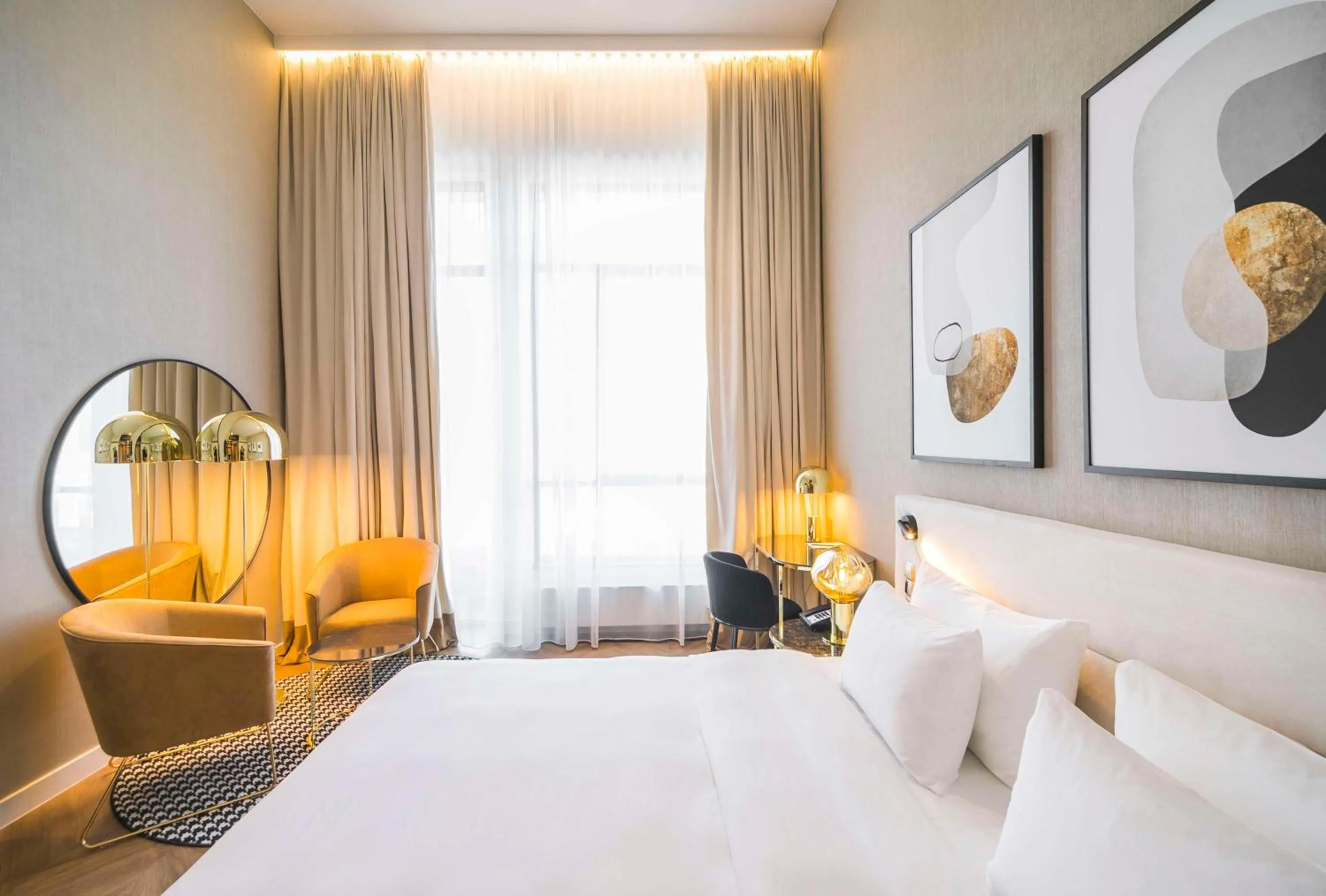 Bedroom, Bed in Radisson Blu Hotel Sopot