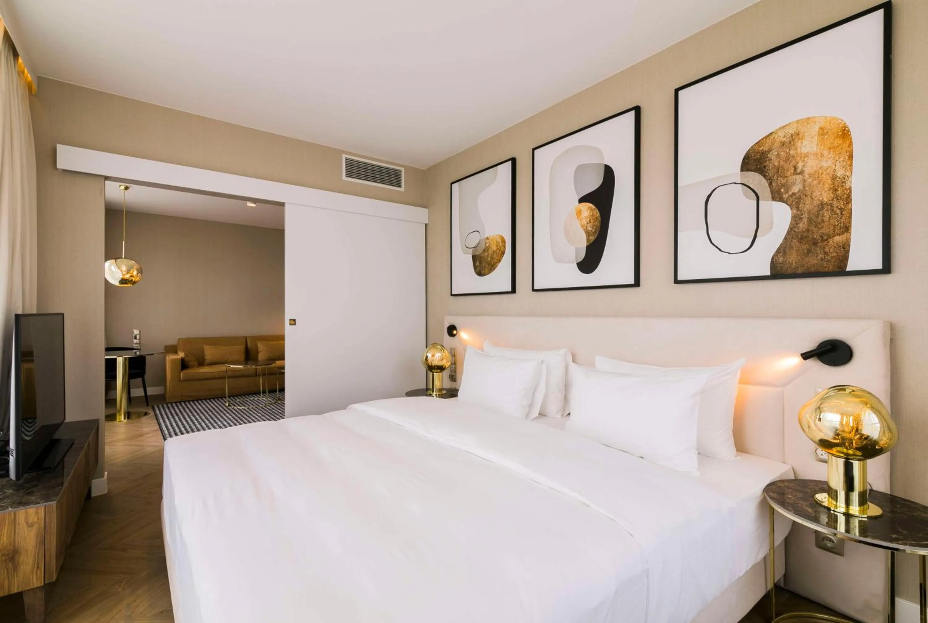 Photo of the whole room, Bed in Radisson Blu Hotel Sopot