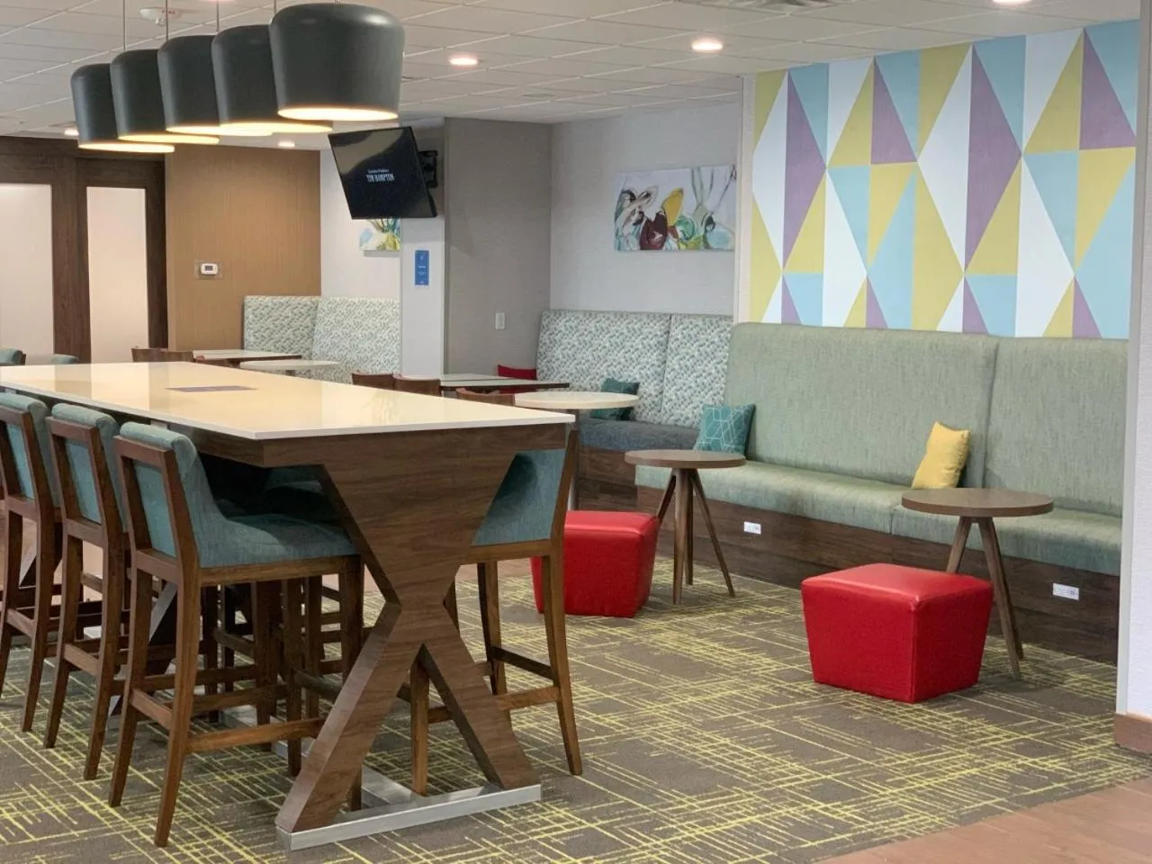 Lobby or reception in Hampton Inn Monahans, Tx