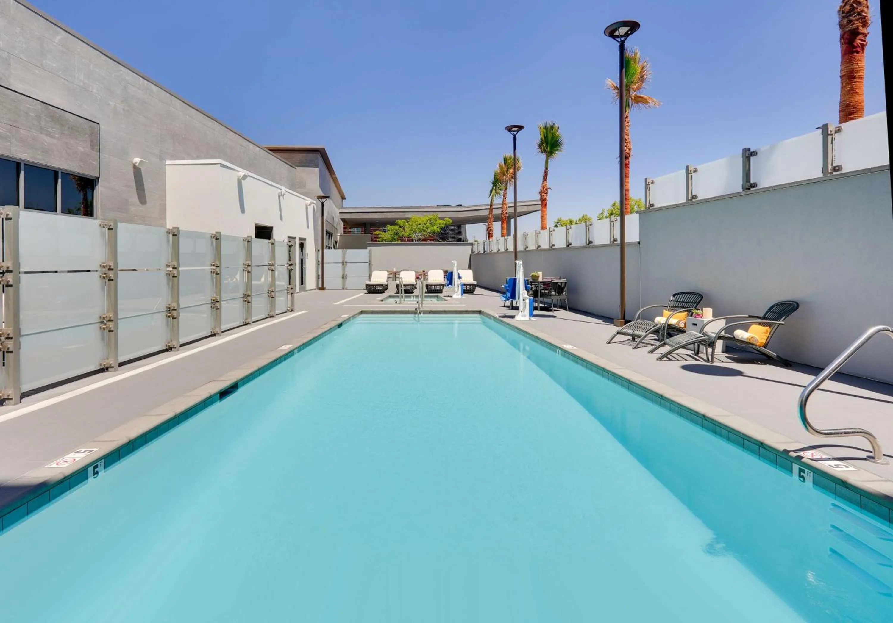 Pool view in Homewood Suites By Hilton Irvine Spectrum Lake Forest
