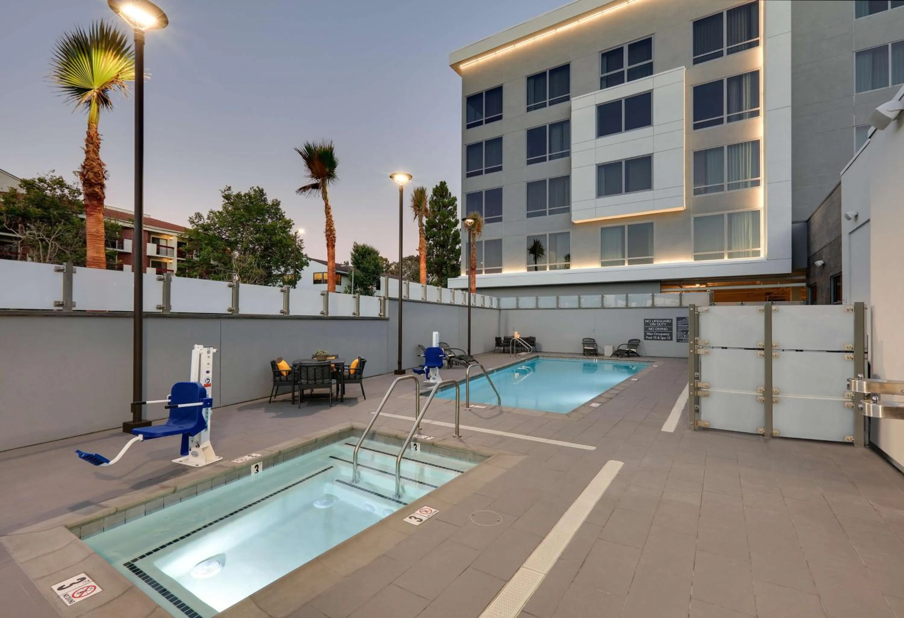 Pool view in Homewood Suites By Hilton Irvine Spectrum Lake Forest