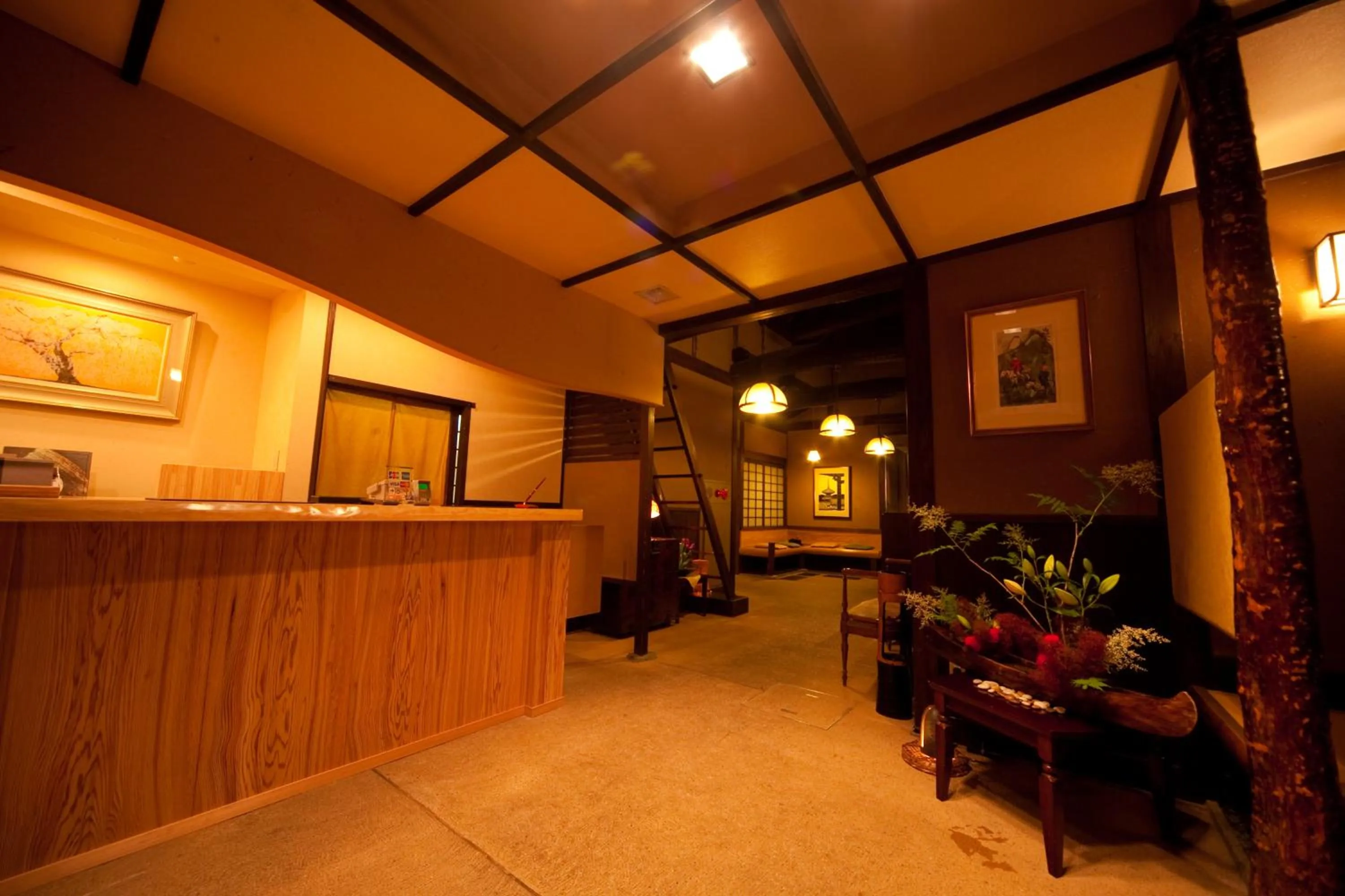 Lobby or reception in Kutsurogi-no-Yado Nanakawa