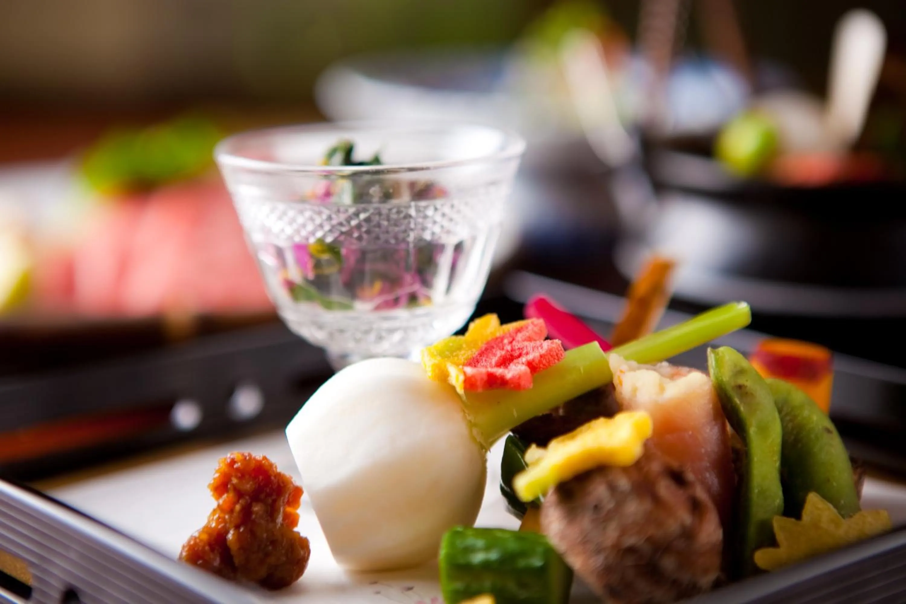 Food close-up in Kutsurogi-no-Yado Nanakawa