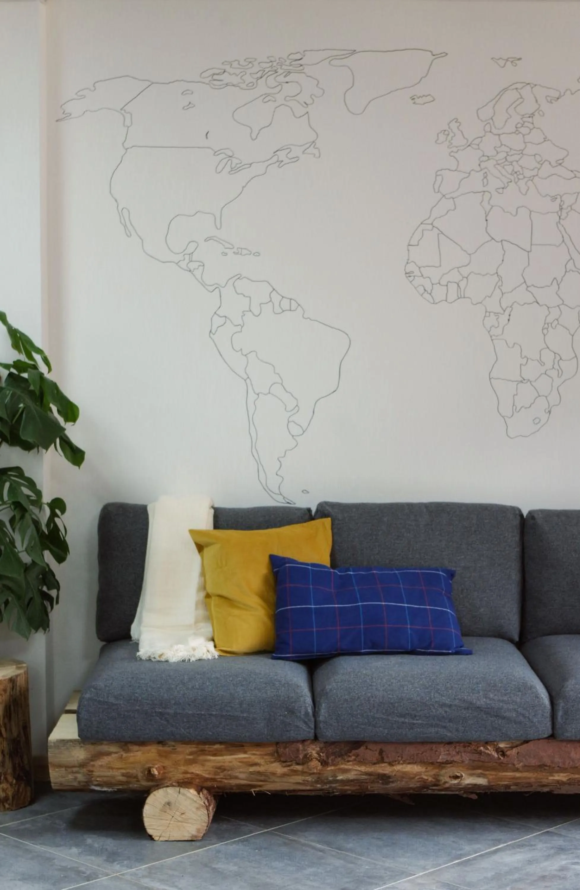 Living room in BodyGo Hostel