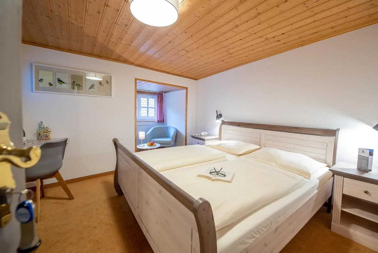 Photo of the whole room, Bed in Löwen Hotel & Restaurant