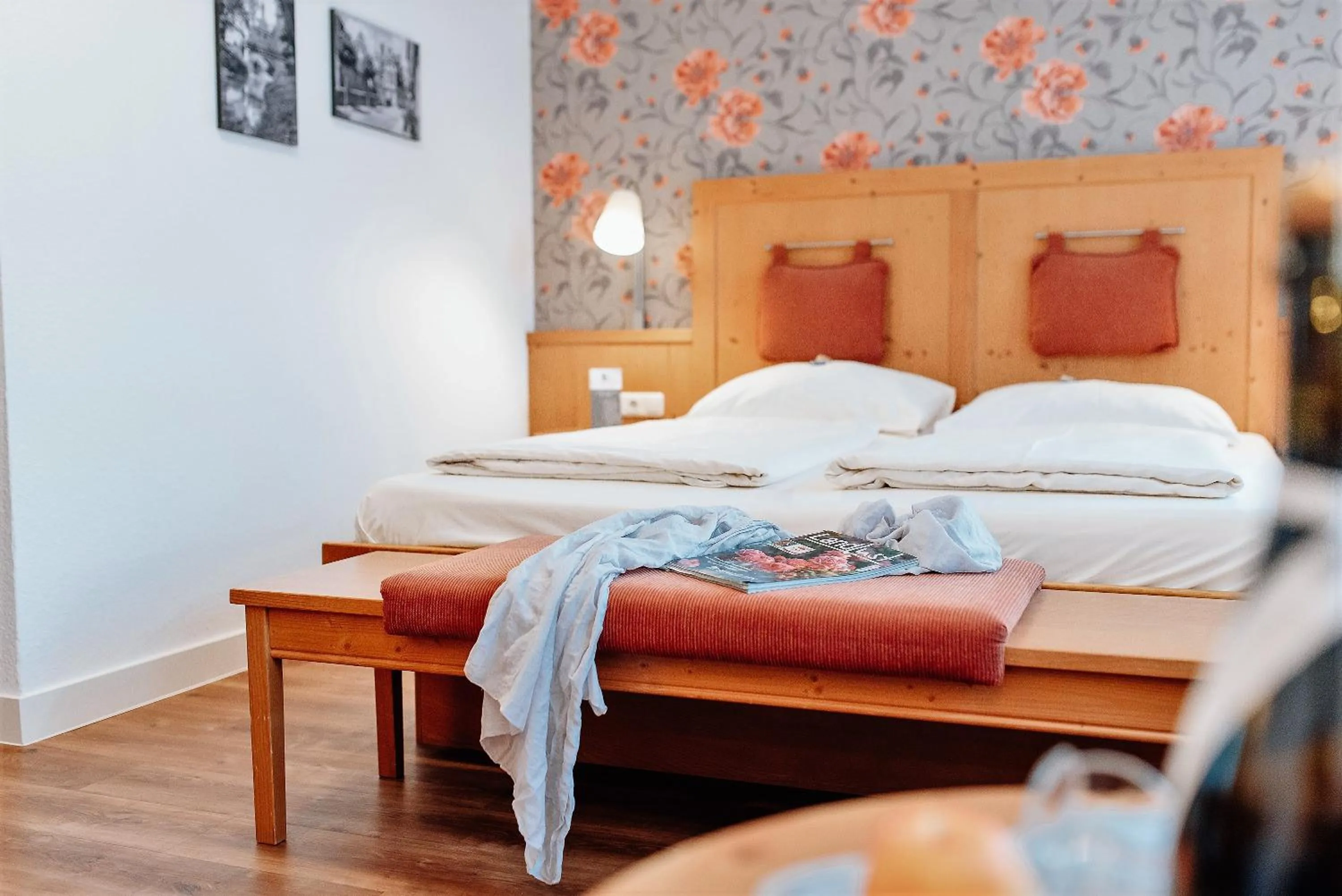 Bed in Löwen Hotel & Restaurant