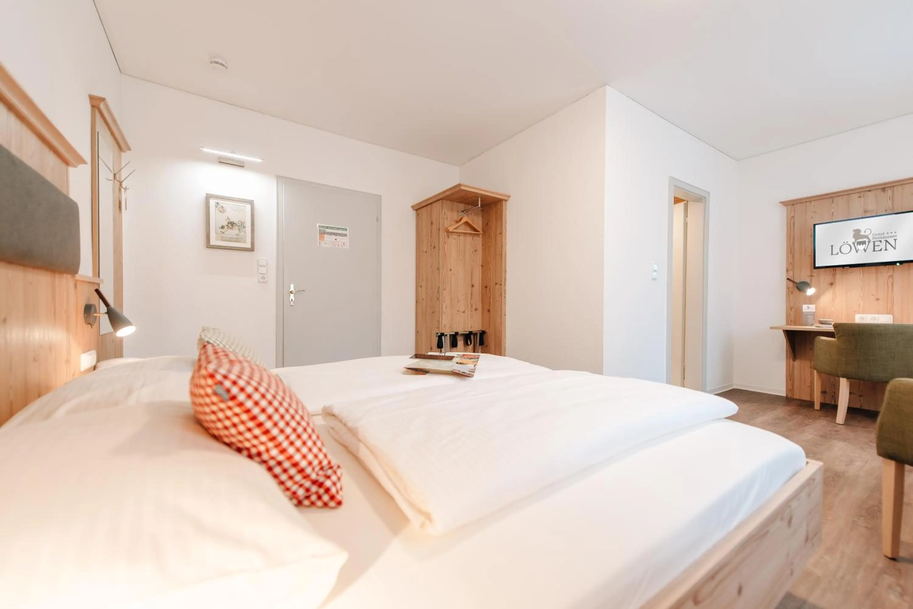 Photo of the whole room, Bed in Löwen Hotel & Restaurant