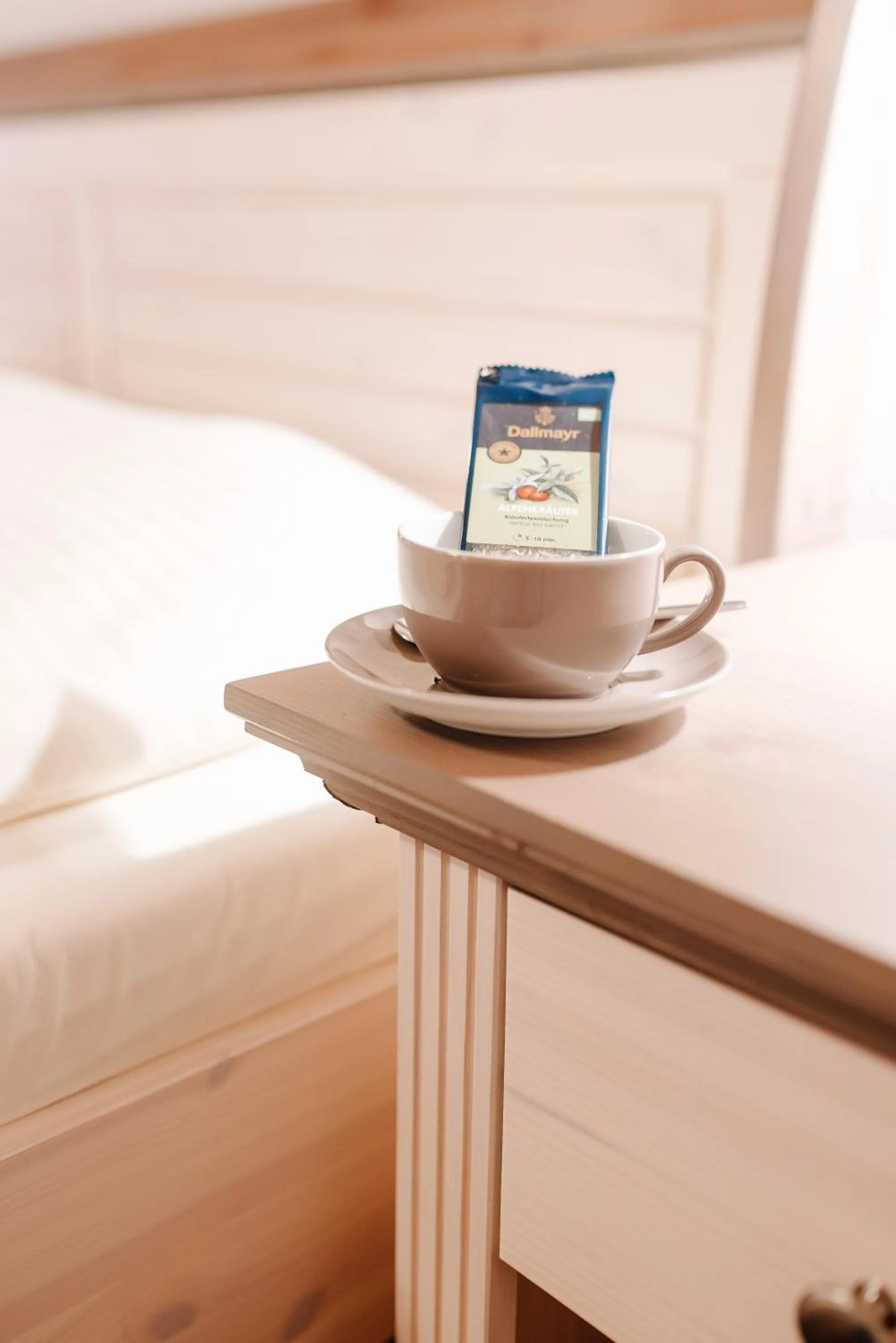 Decorative detail, Bed in Löwen Hotel & Restaurant